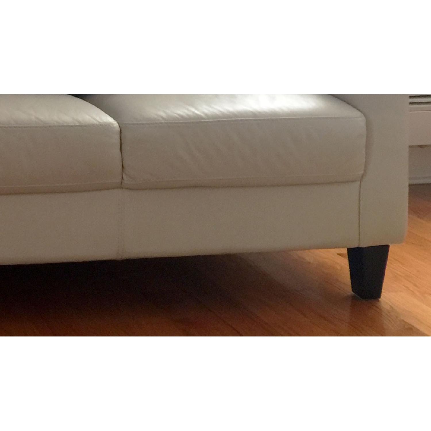 Macys Leather Loveseat - image-2