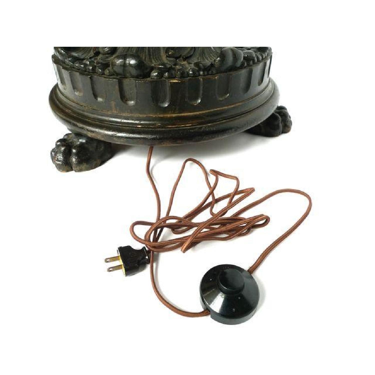 Victorian Carved Mahogany Floor Lamp - image-3