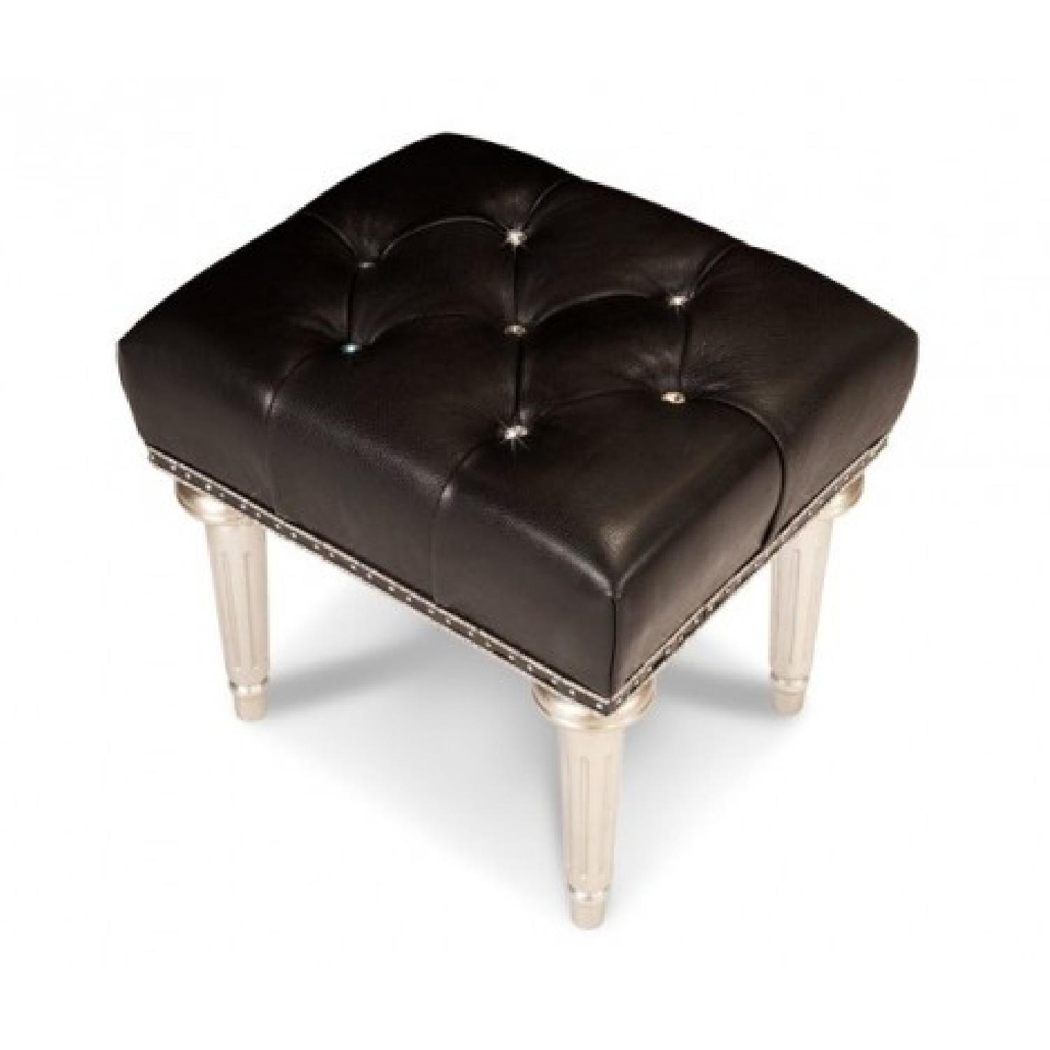 Michael Amini Furniture Designs Hollywood Swank Collection Mirrored Vanity Set - image-3