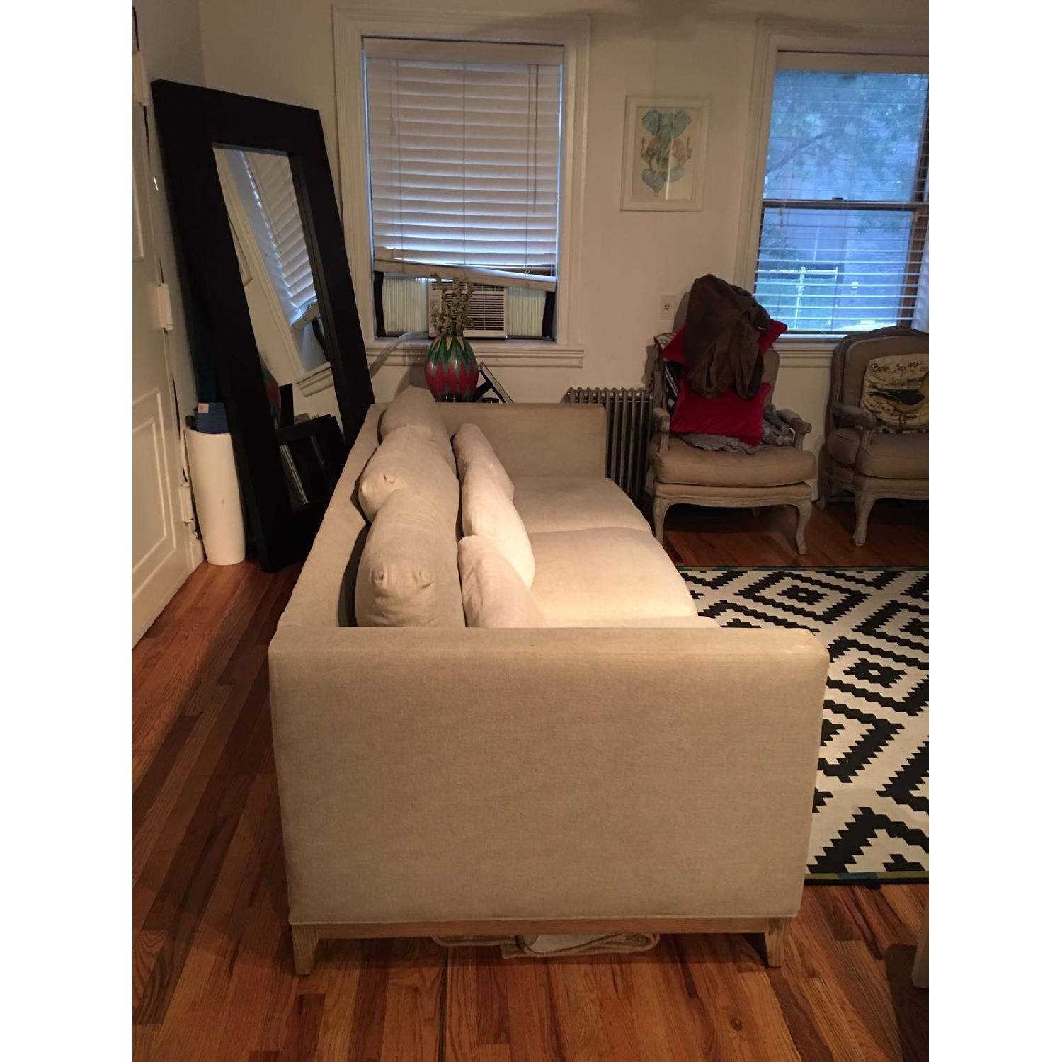 Crate & Barrel Taraval 3-Seat Sofa w/ Oak Base - image-4