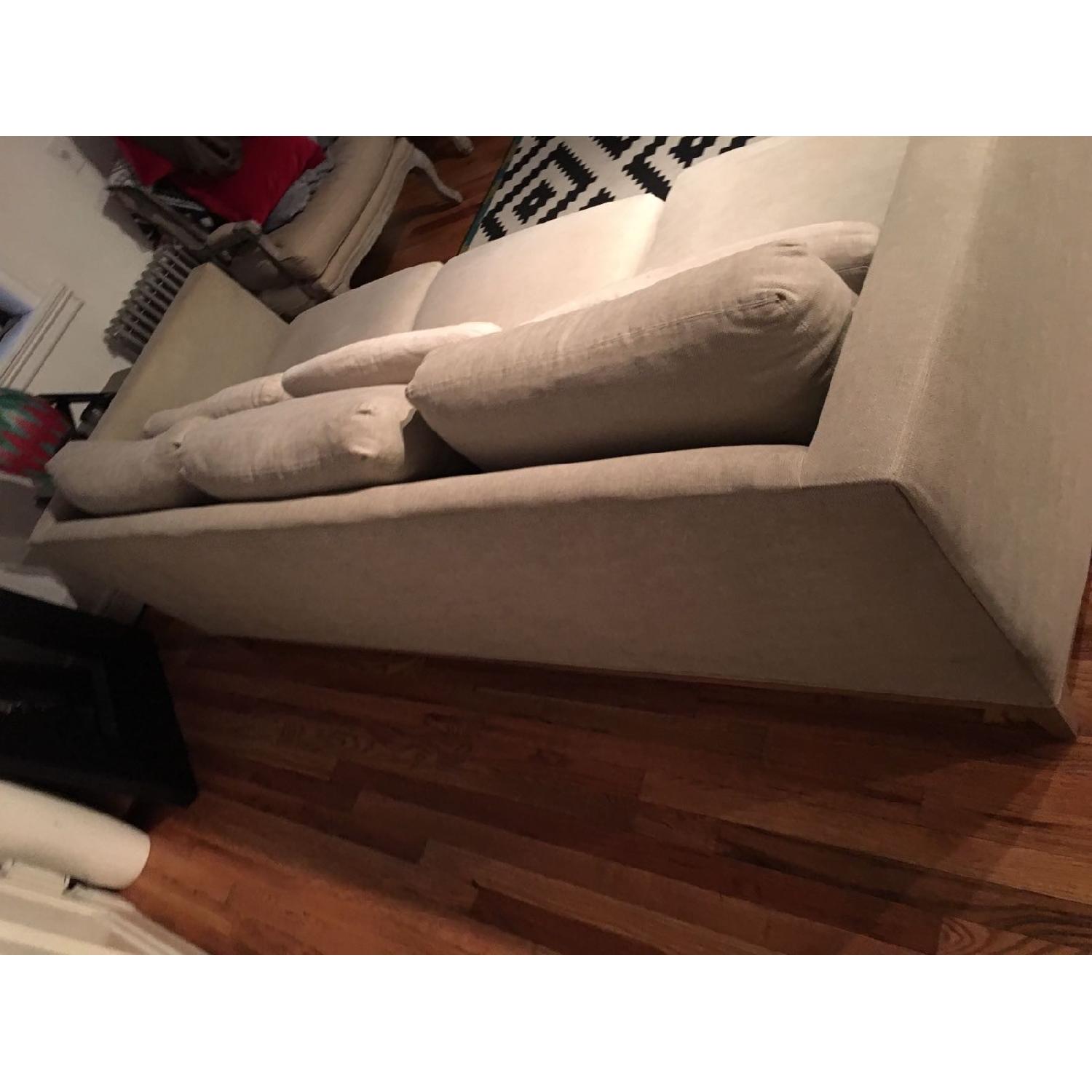 Crate & Barrel Taraval 3-Seat Sofa w/ Oak Base - image-5