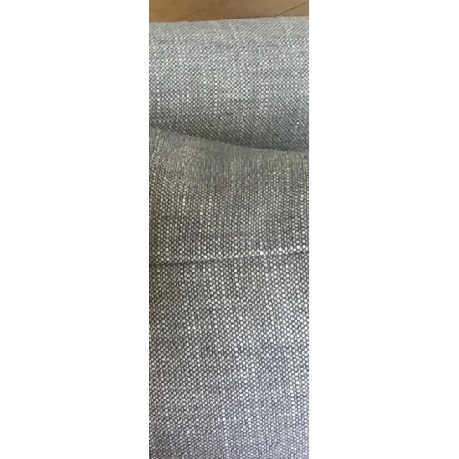 West Elm Shelter Sofa in Linen Weave Grey - image-4