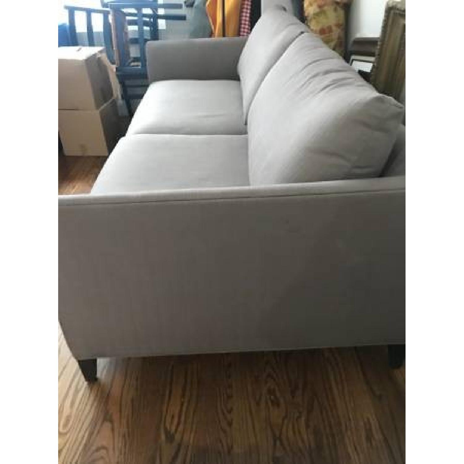 Crate & Barrel Klyne Gray Sofa - image-2