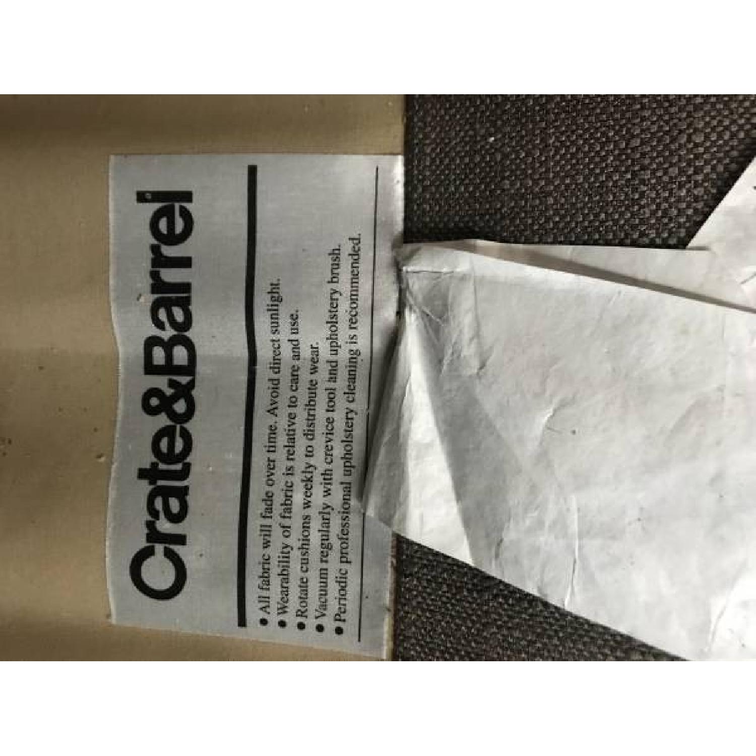 Crate & Barrel Klyne Gray Sofa - image-3