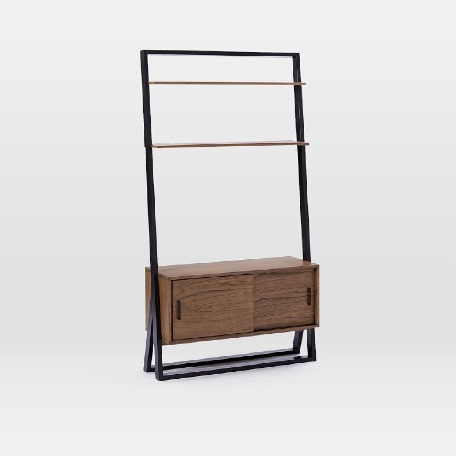 West Elm Ladder Shelf Media Console - image-1