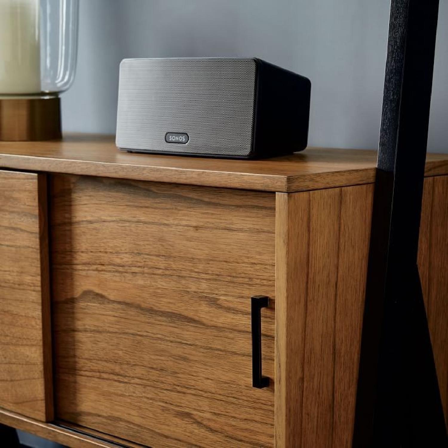 West Elm Ladder Shelf Media Console - image-3