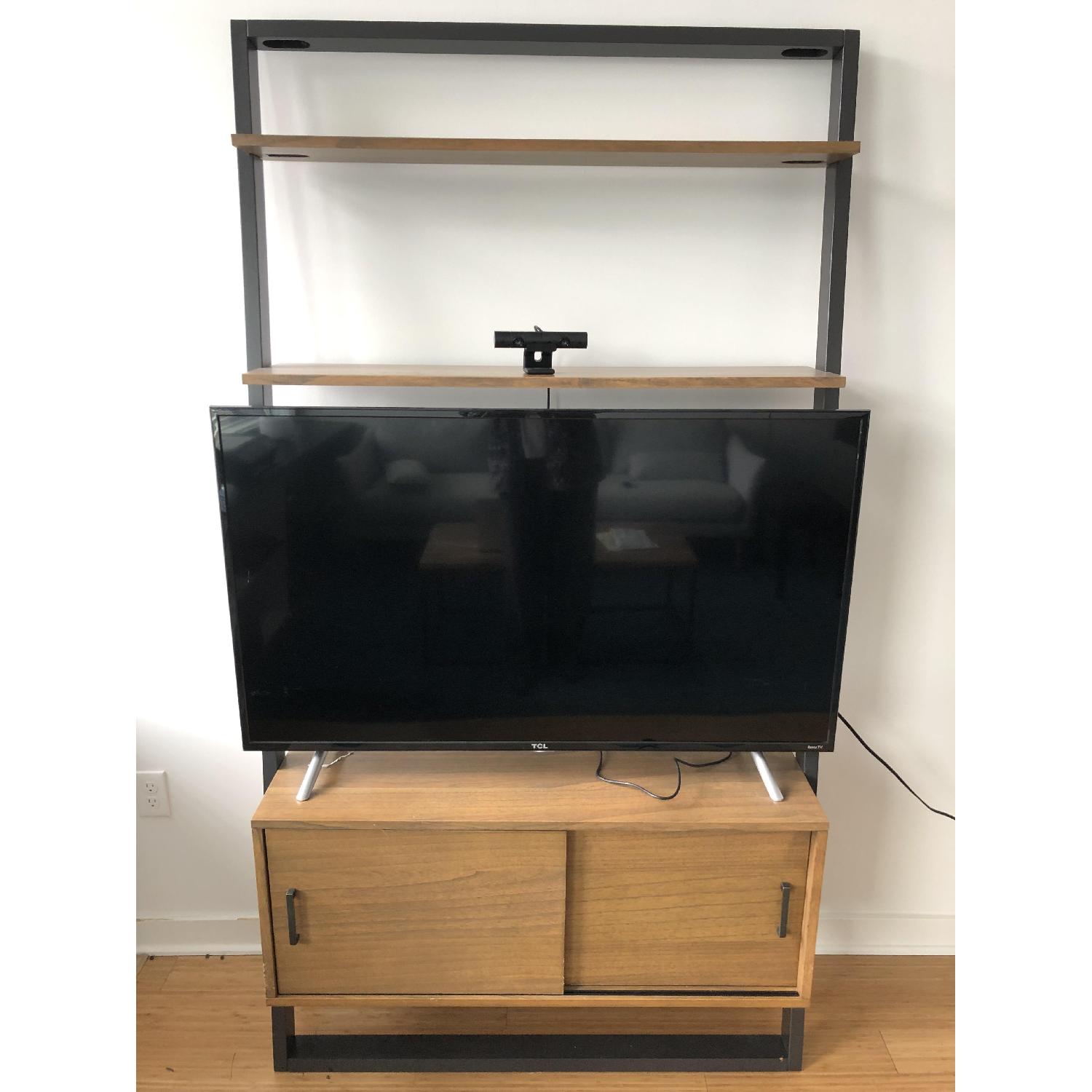 West Elm Ladder Shelf Media Console - image-6