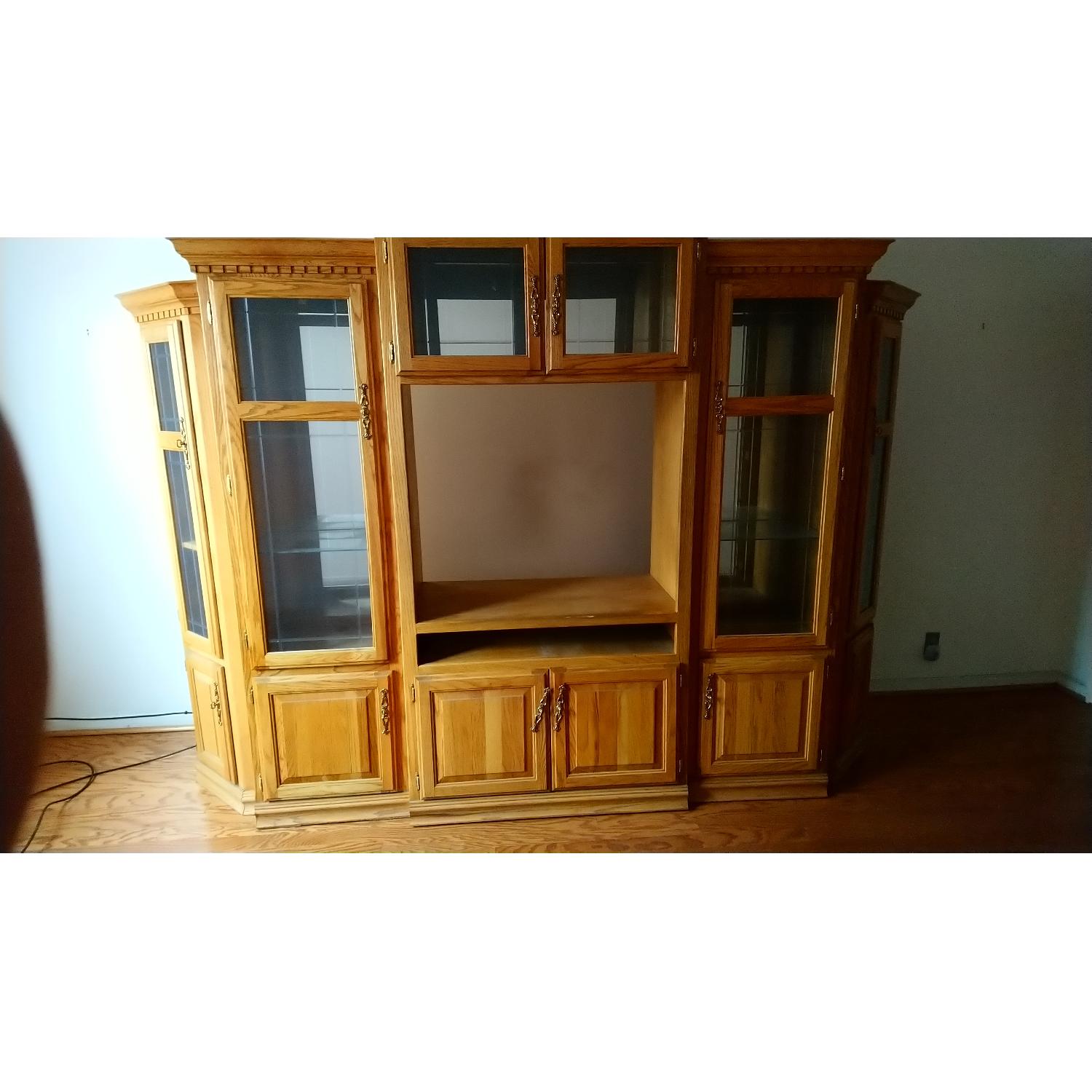 Nostalgia Oak Solid Oak Wall Unit - image-2