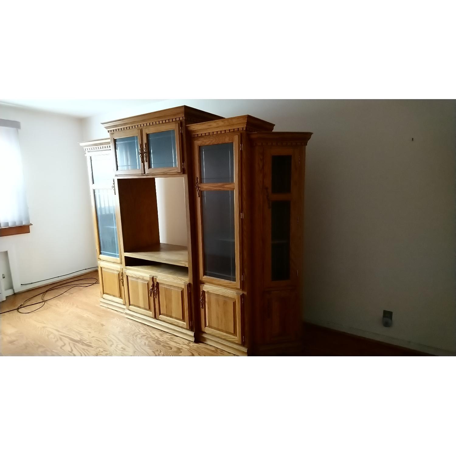 Nostalgia Oak Solid Oak Wall Unit - image-3