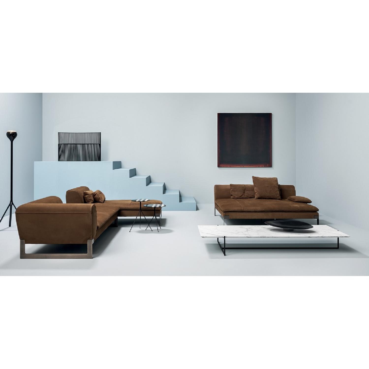 Baxter Suede-Like Leather 2-Piece Sectional Sofa - image-2