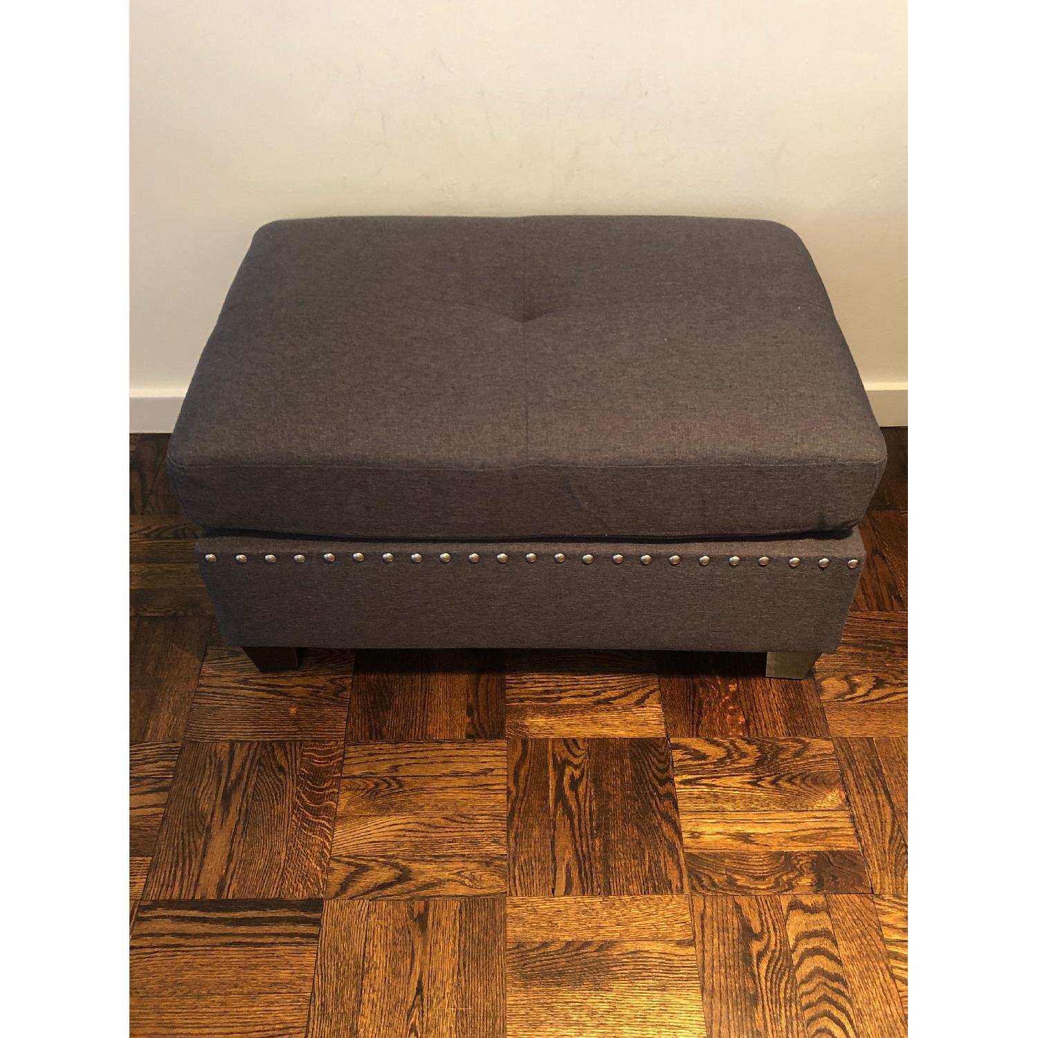 Alcott Hill Charlemont Reversible Sectional Sofa & Ottoman - image-5