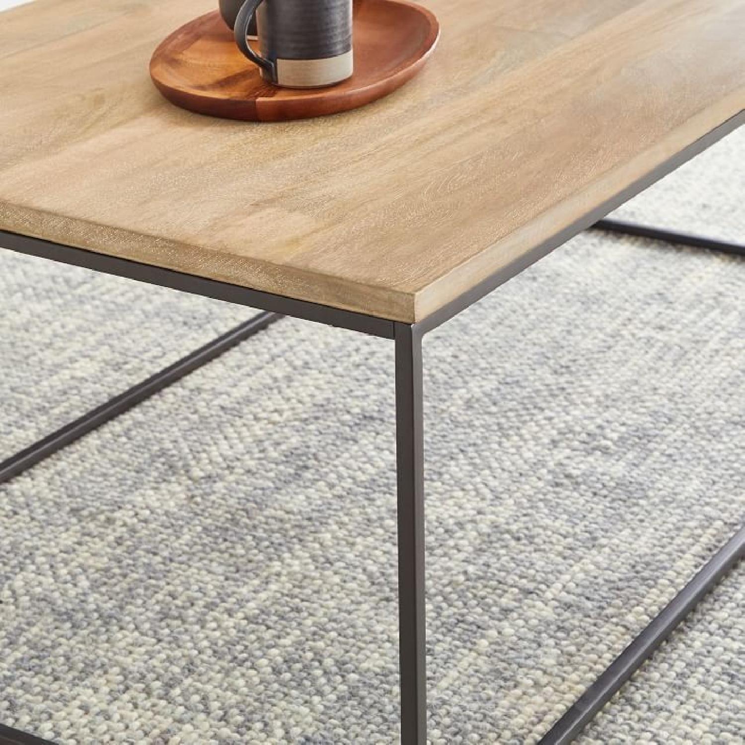 West Elm Streamline Whitewashed Coffee Table - image-7