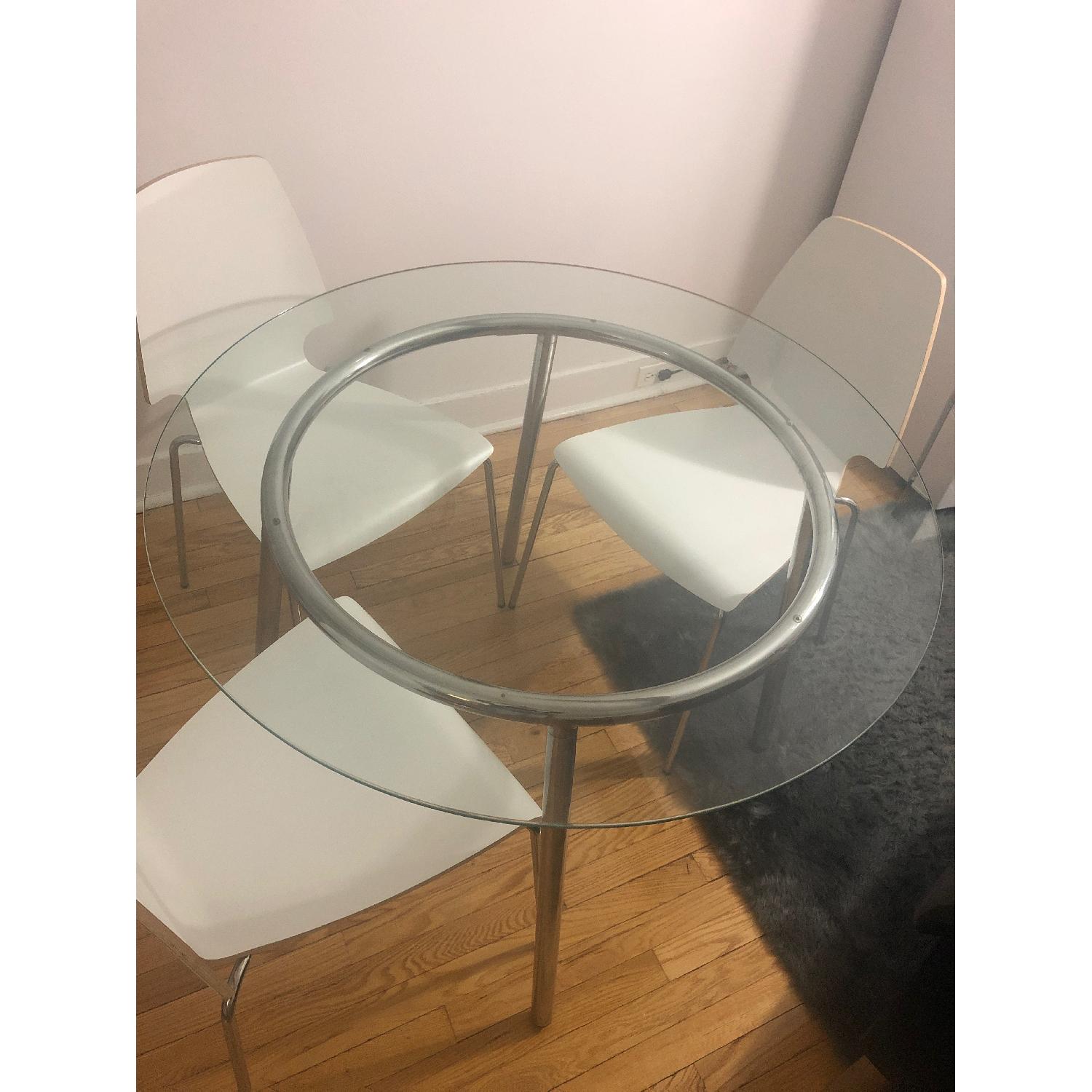 Ikea Salmi Round Glass Table - image-2