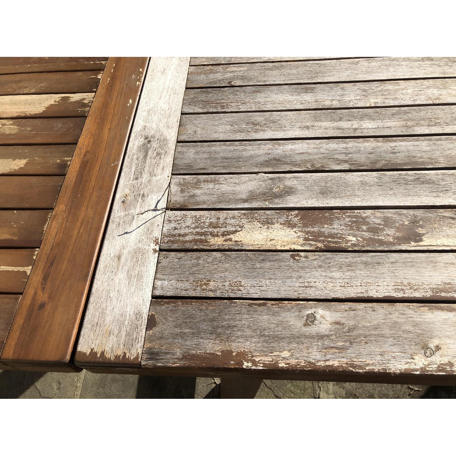 Pottery Barn Outdoor Dining Table - image-2