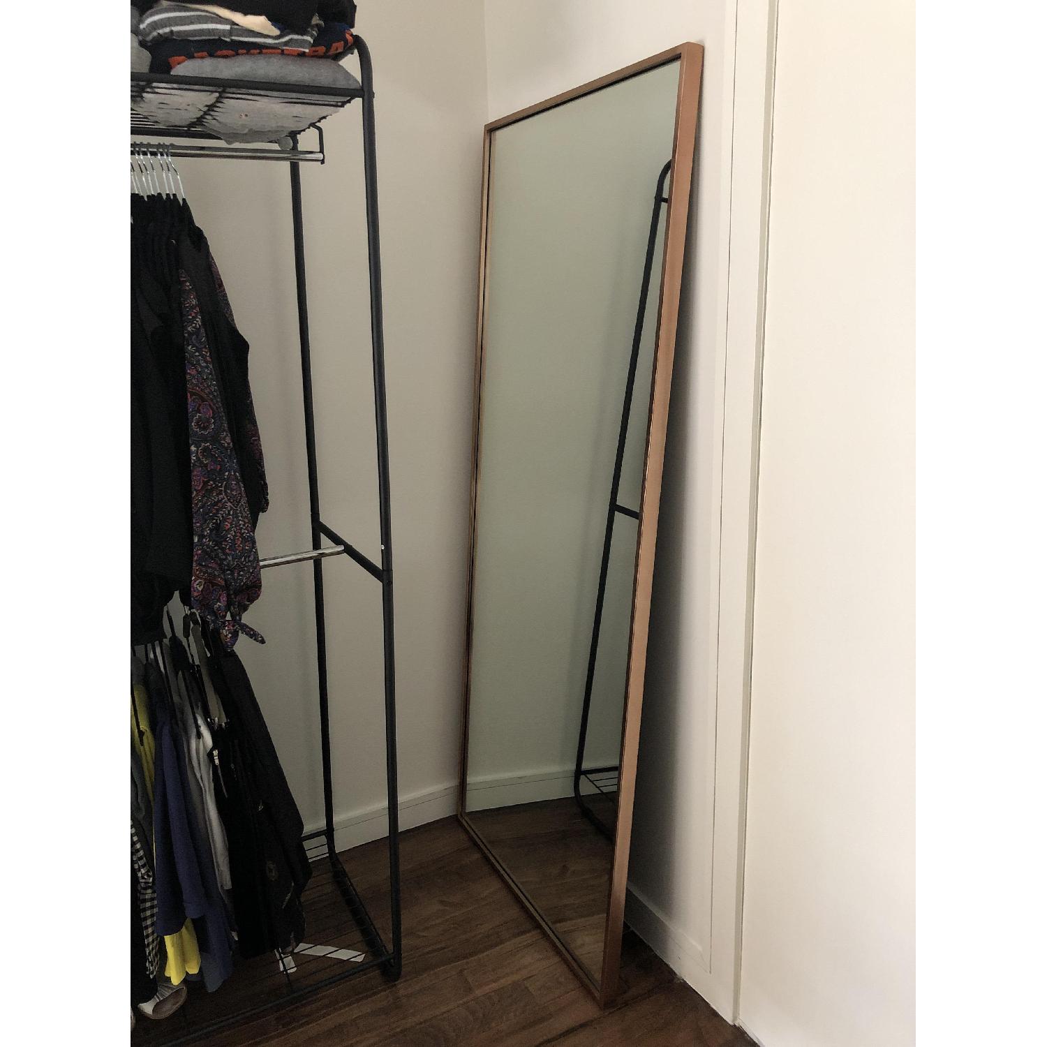 West Elm Metal Framed Floor Mirror - image-1