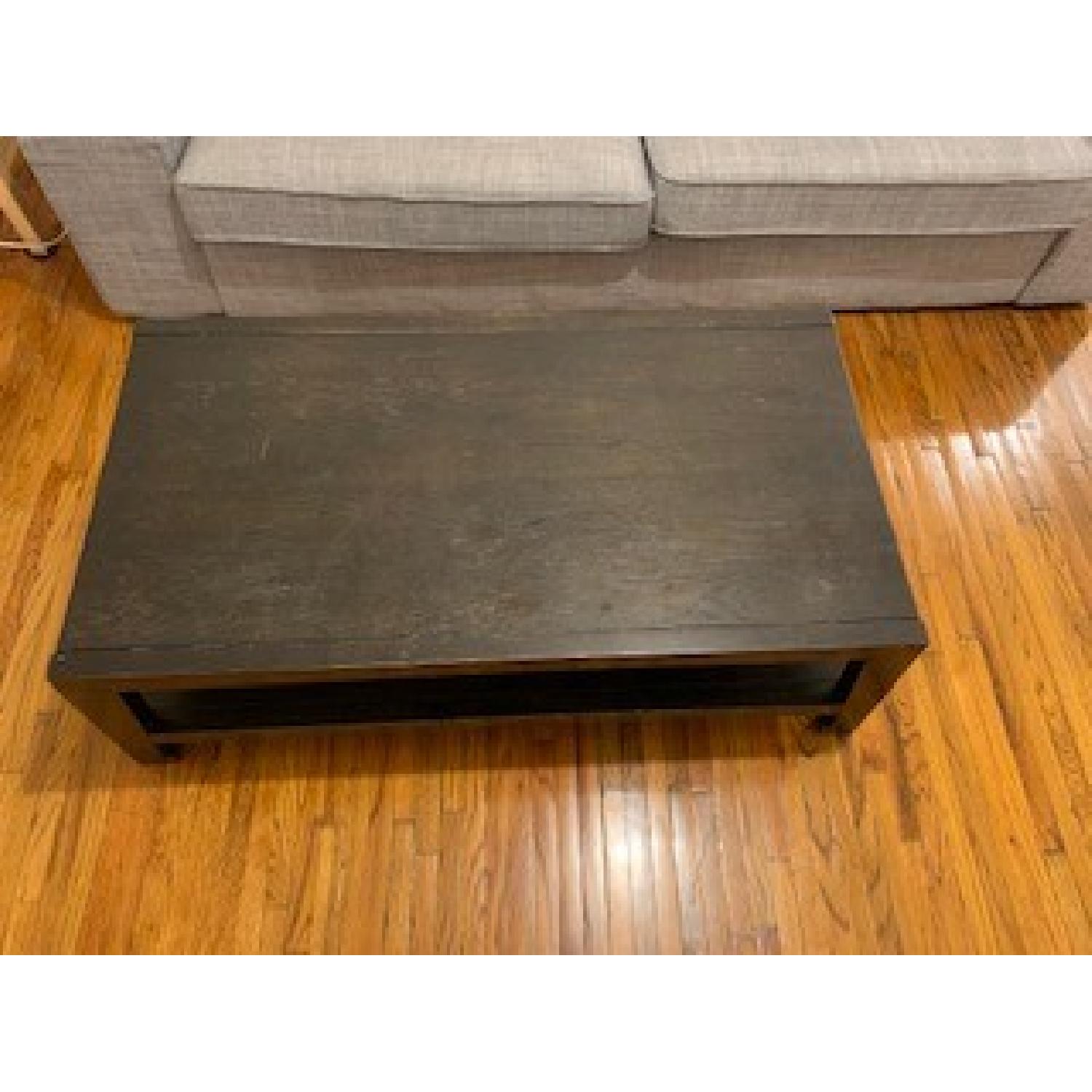 Black Wood Coffee Table - image-4
