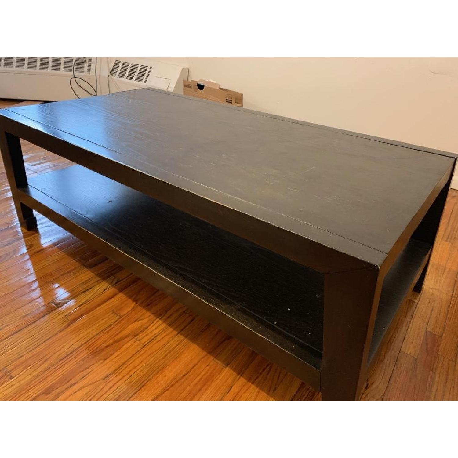 Black Wood Coffee Table - image-5