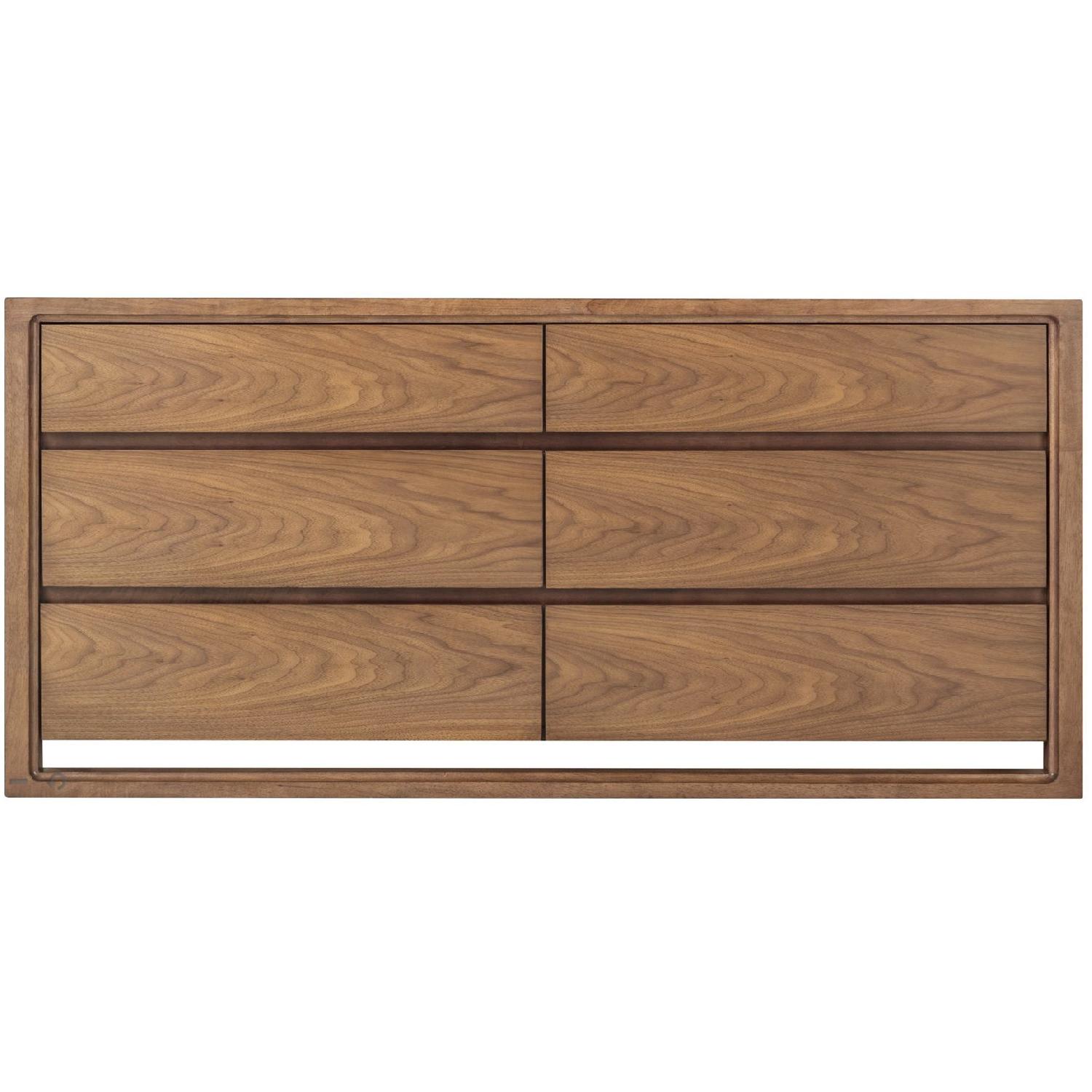 Raymour & Flanigan Aversa Bedroom Dresser w/ Mirror - image-1