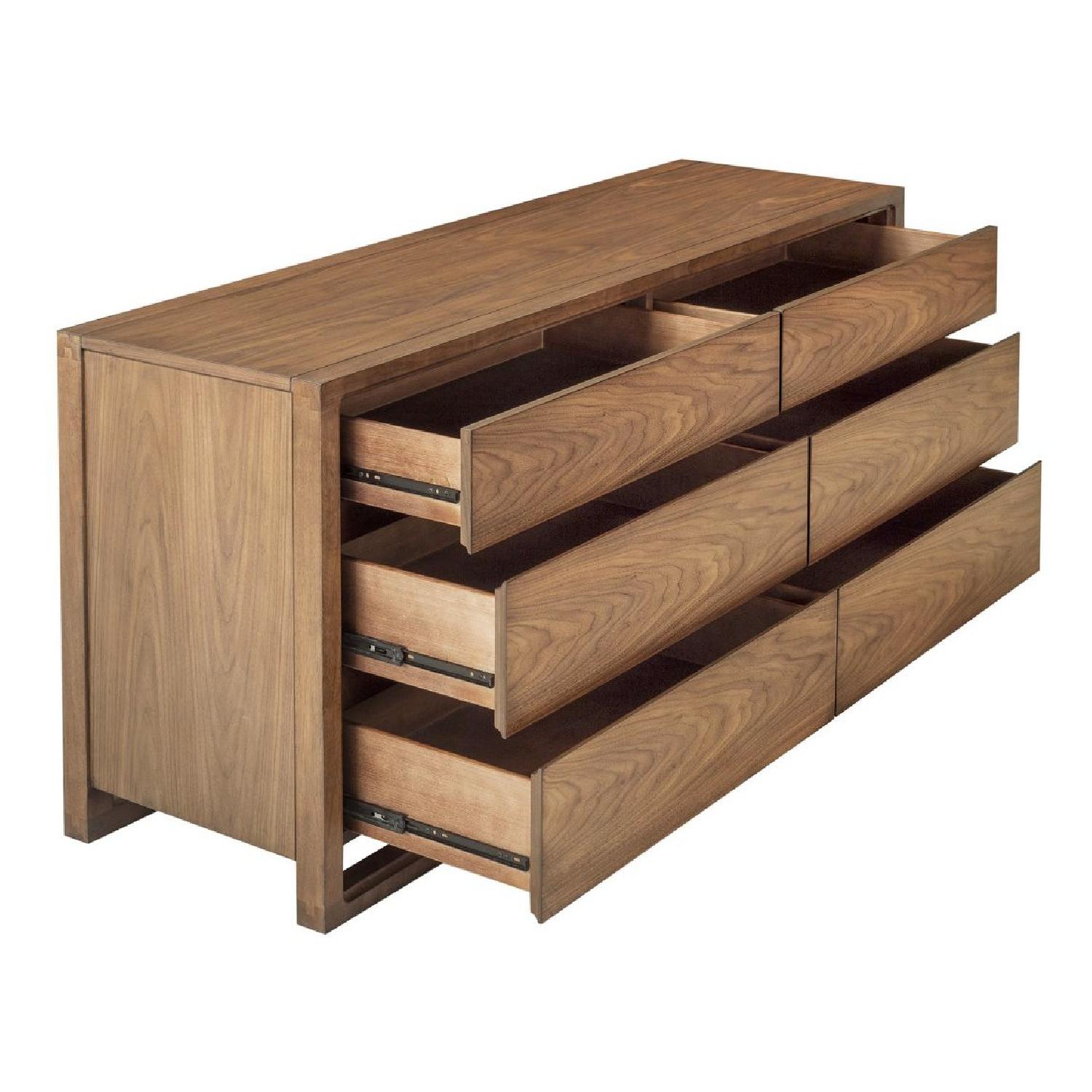 Raymour & Flanigan Aversa Bedroom Dresser w/ Mirror - image-3