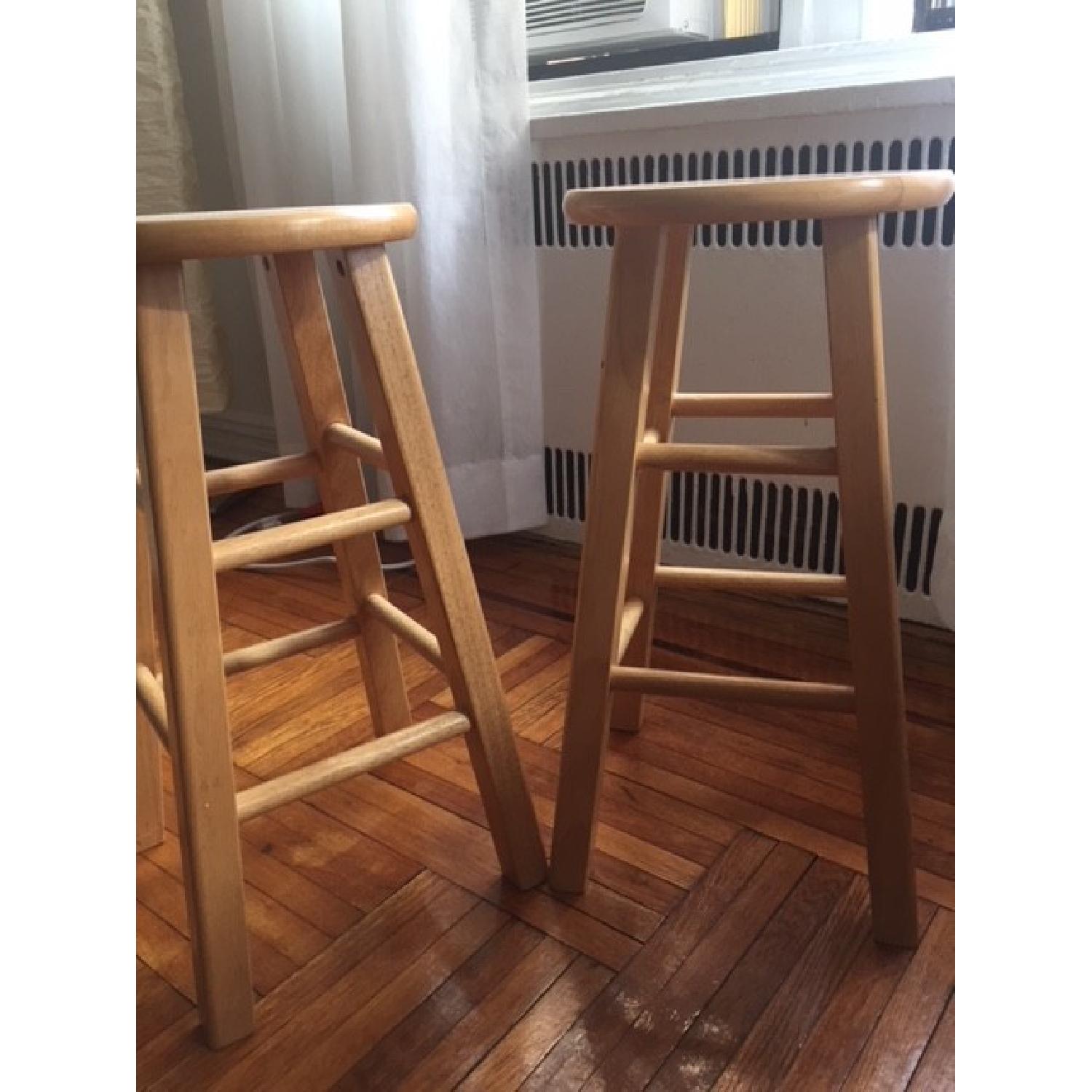 Wood Bar Stool - image-1