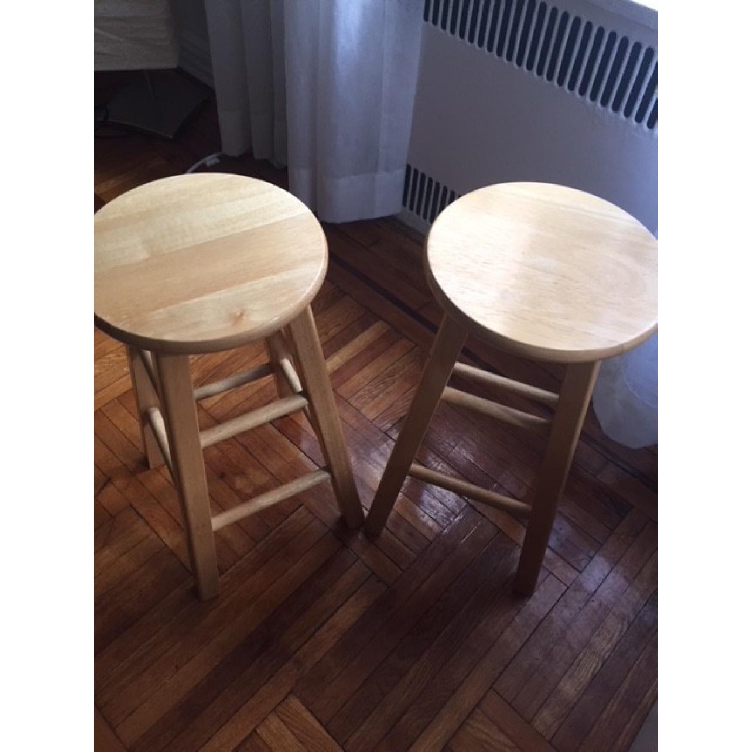 Wood Bar Stool - image-2