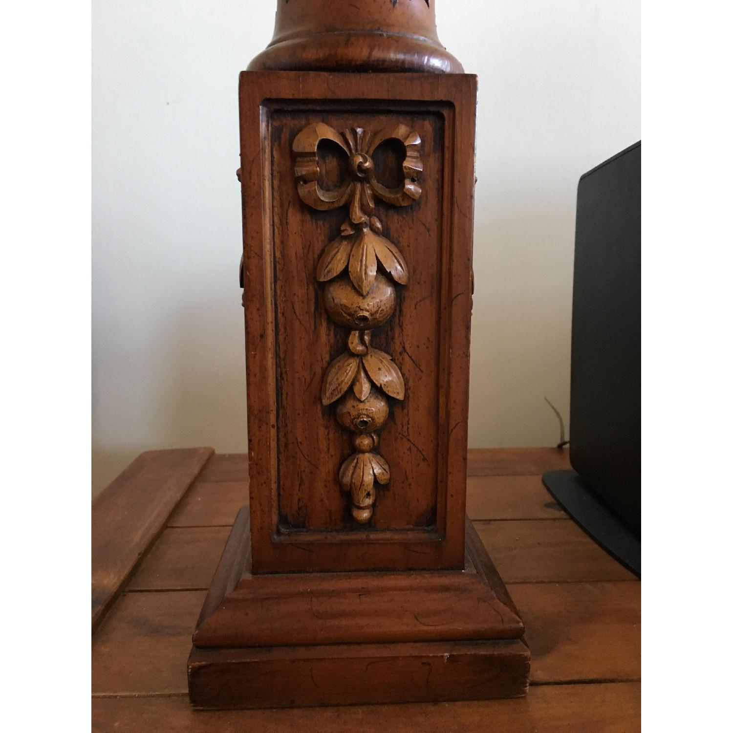 Vintage Carved-Wood Table Lamps - image-4