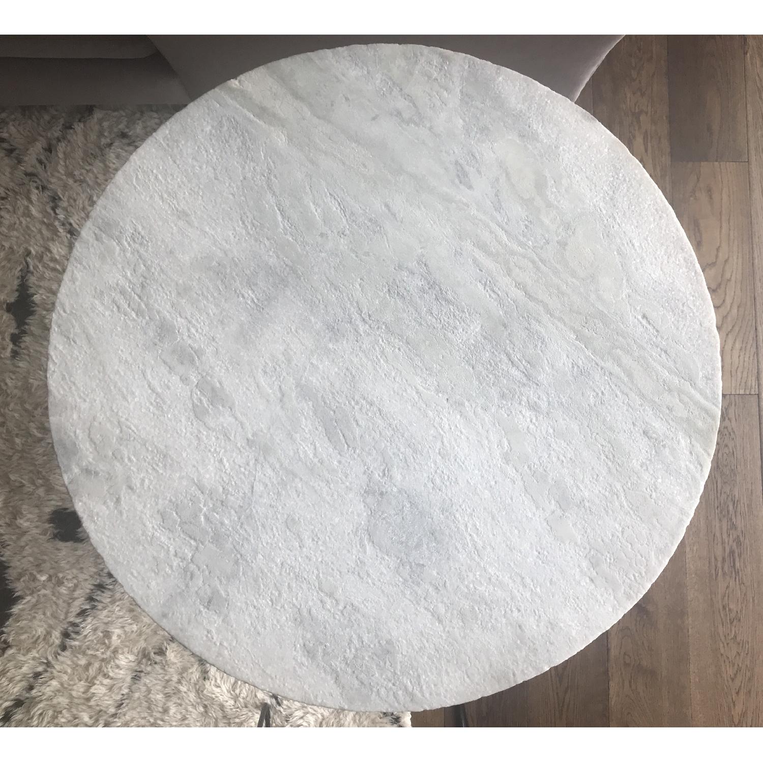 Anthropologie Rustic Marble Round Dining Table - image-2