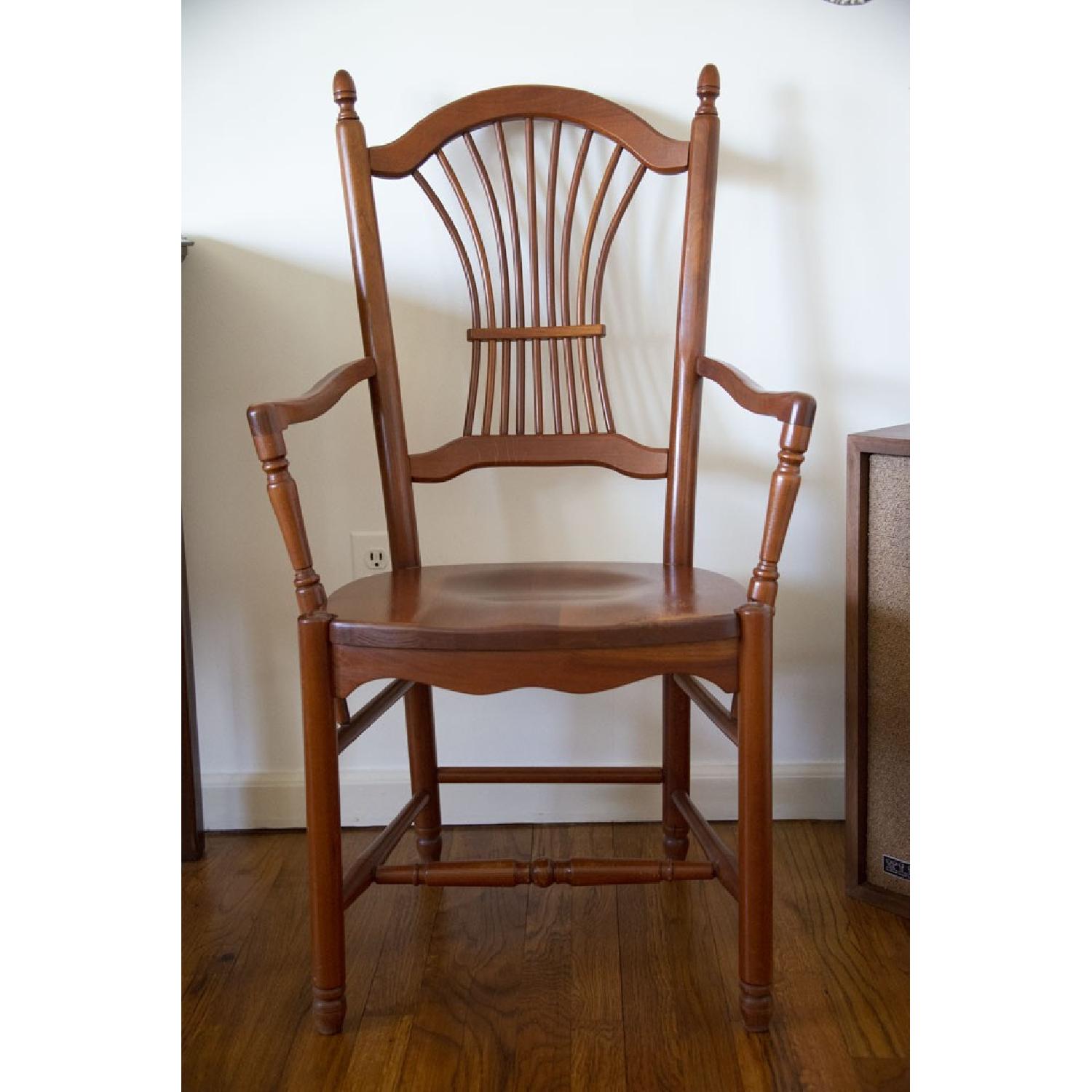 Tom Seely Solid Cherry Dining Table w/ 6 Chairs - image-2