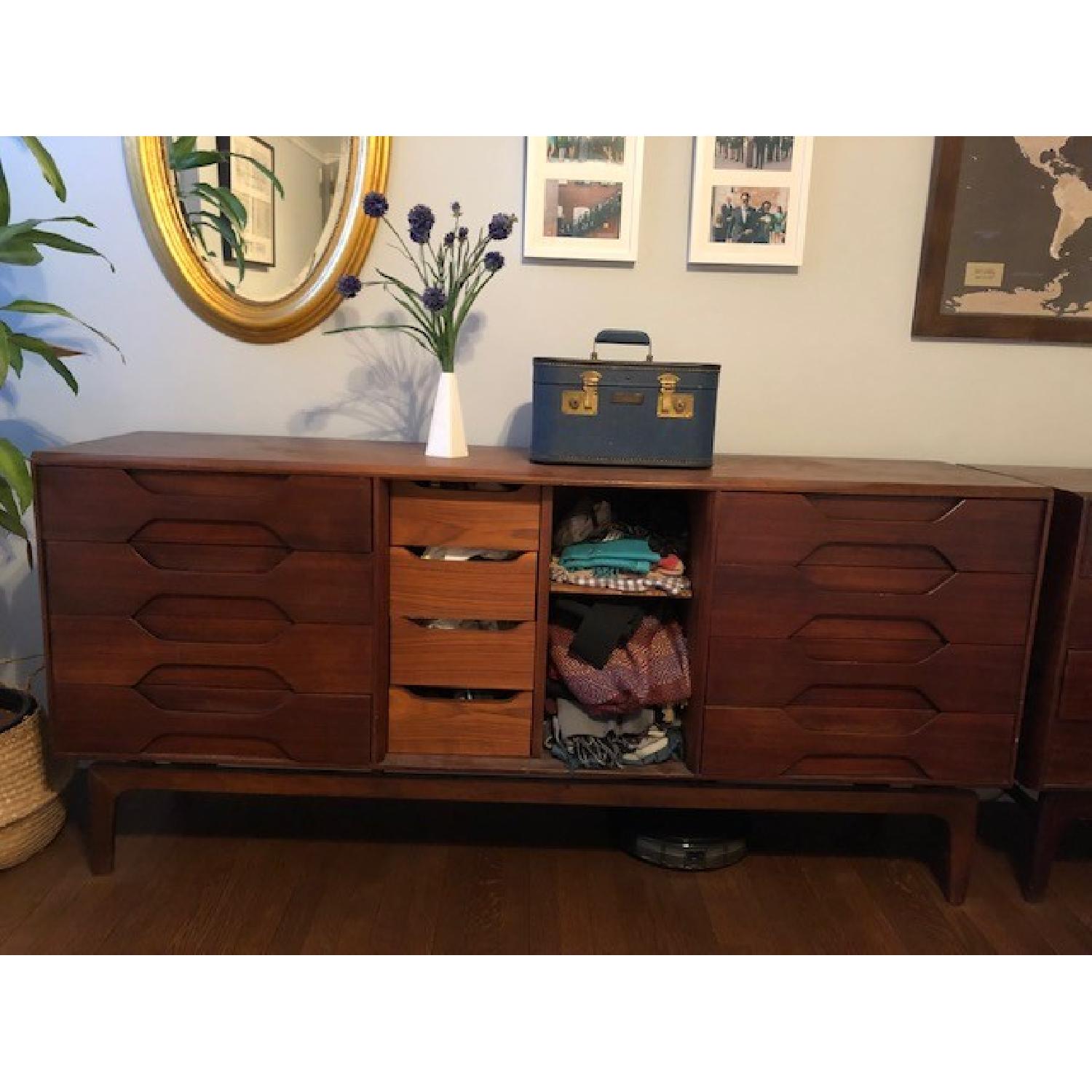 Detroit Furniture Mid-Century Modern Solid Walnut Dresser - image-2