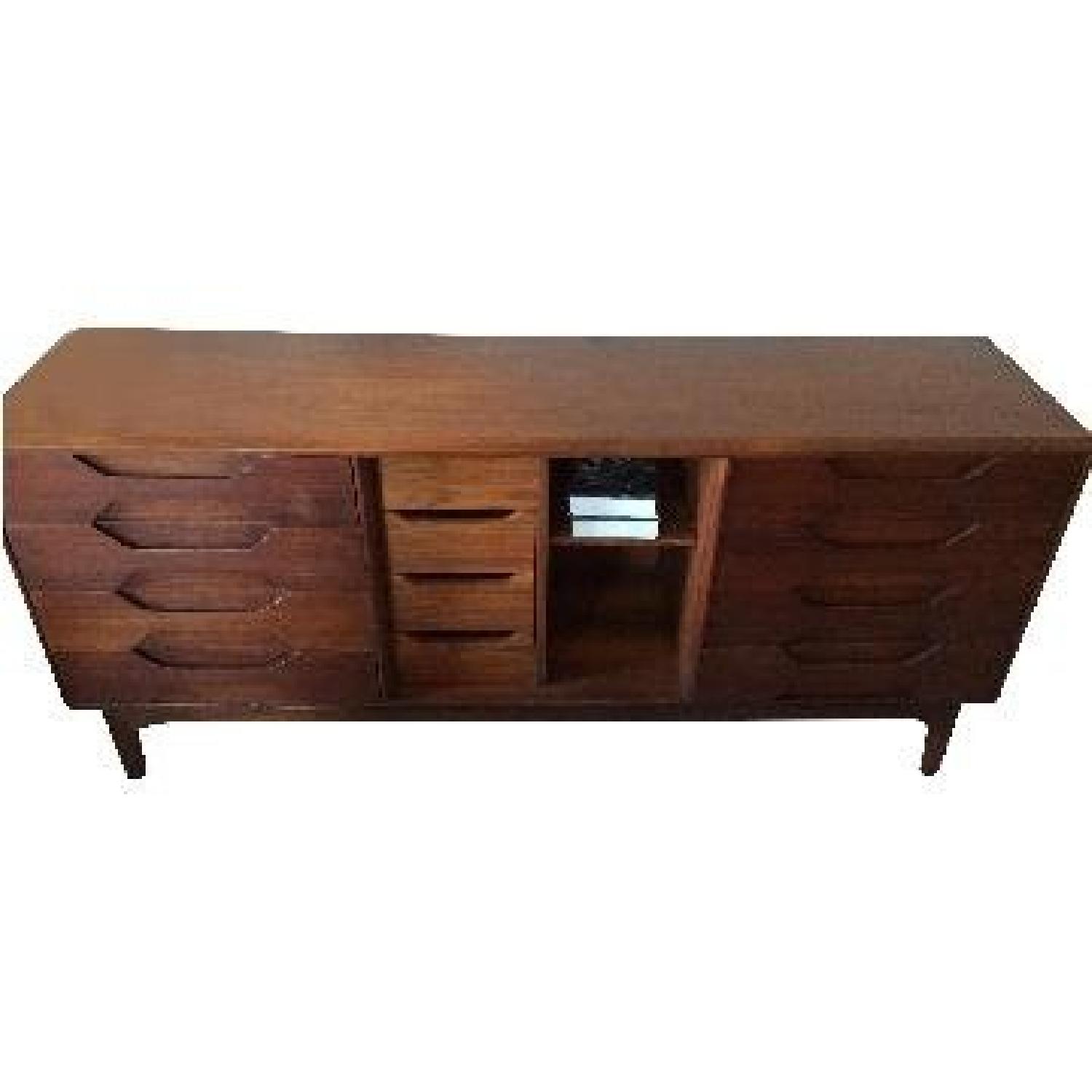 Detroit Furniture Mid-Century Modern Solid Walnut Dresser - image-0