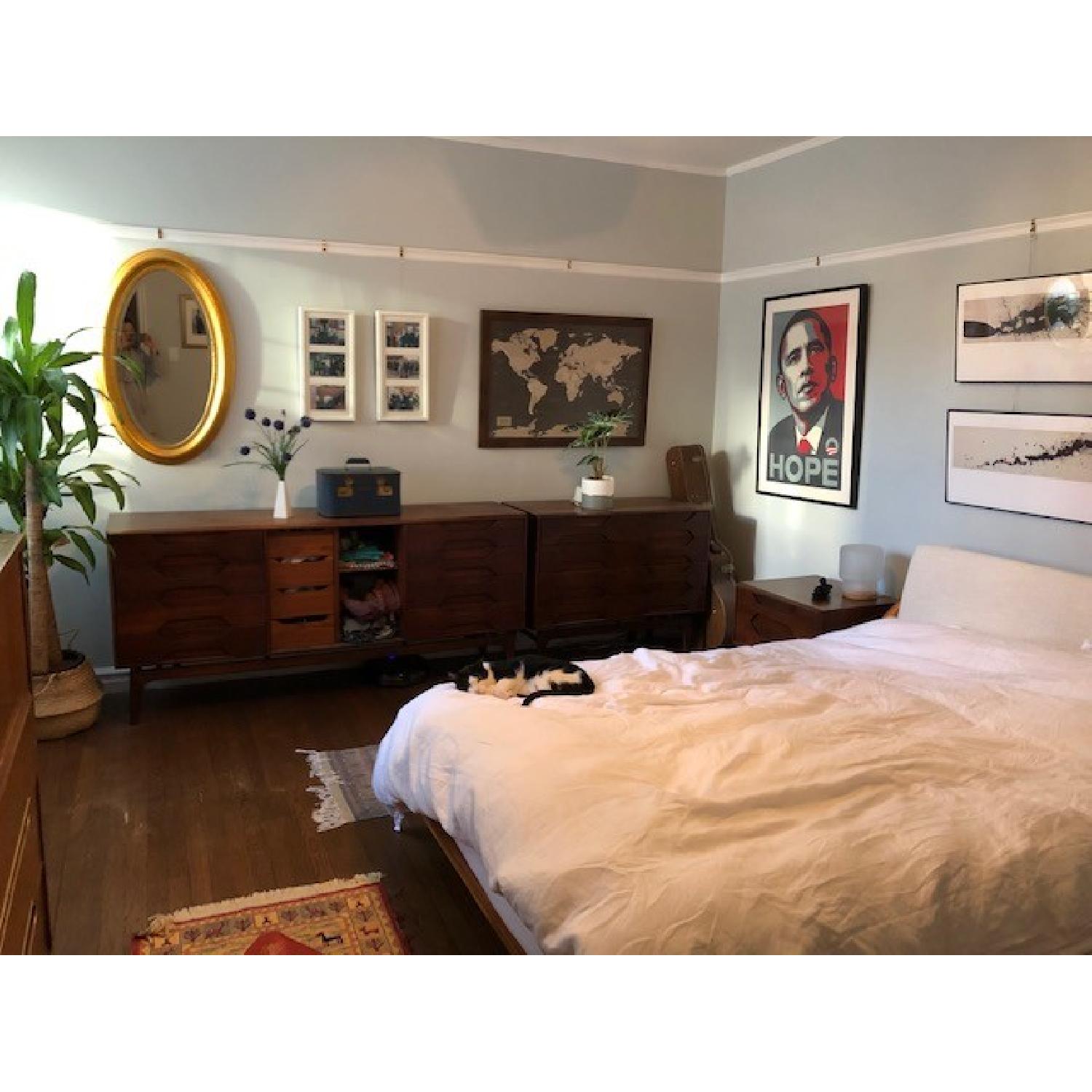 Detroit Furniture Mid-Century Modern Solid Walnut Dresser - image-3