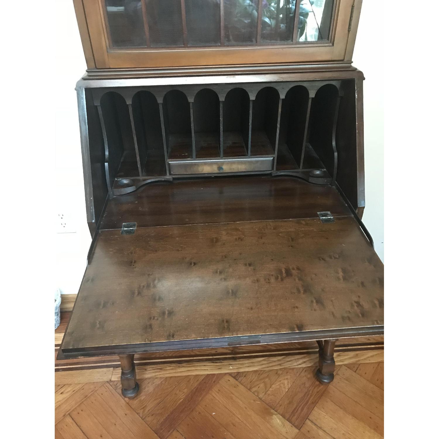 Rockford Vintage Secretary Desk w/ Hutch - image-6