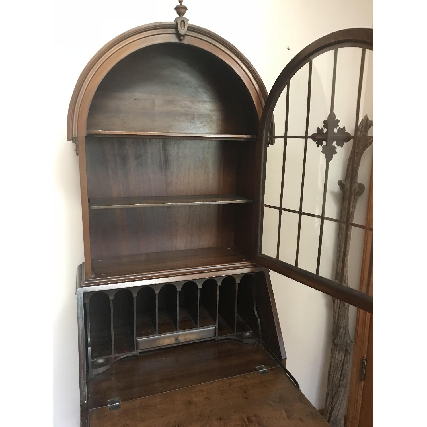 Rockford Vintage Secretary Desk w/ Hutch - image-7