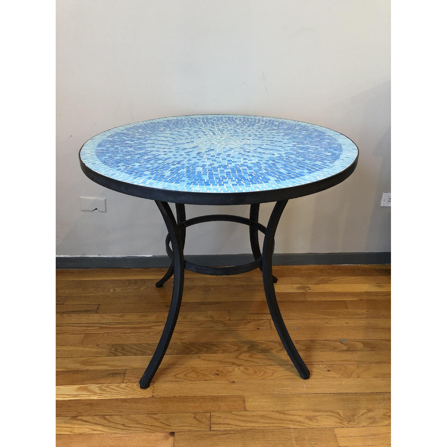 Crate & Barrel Mosaic Bistro Table - image-1