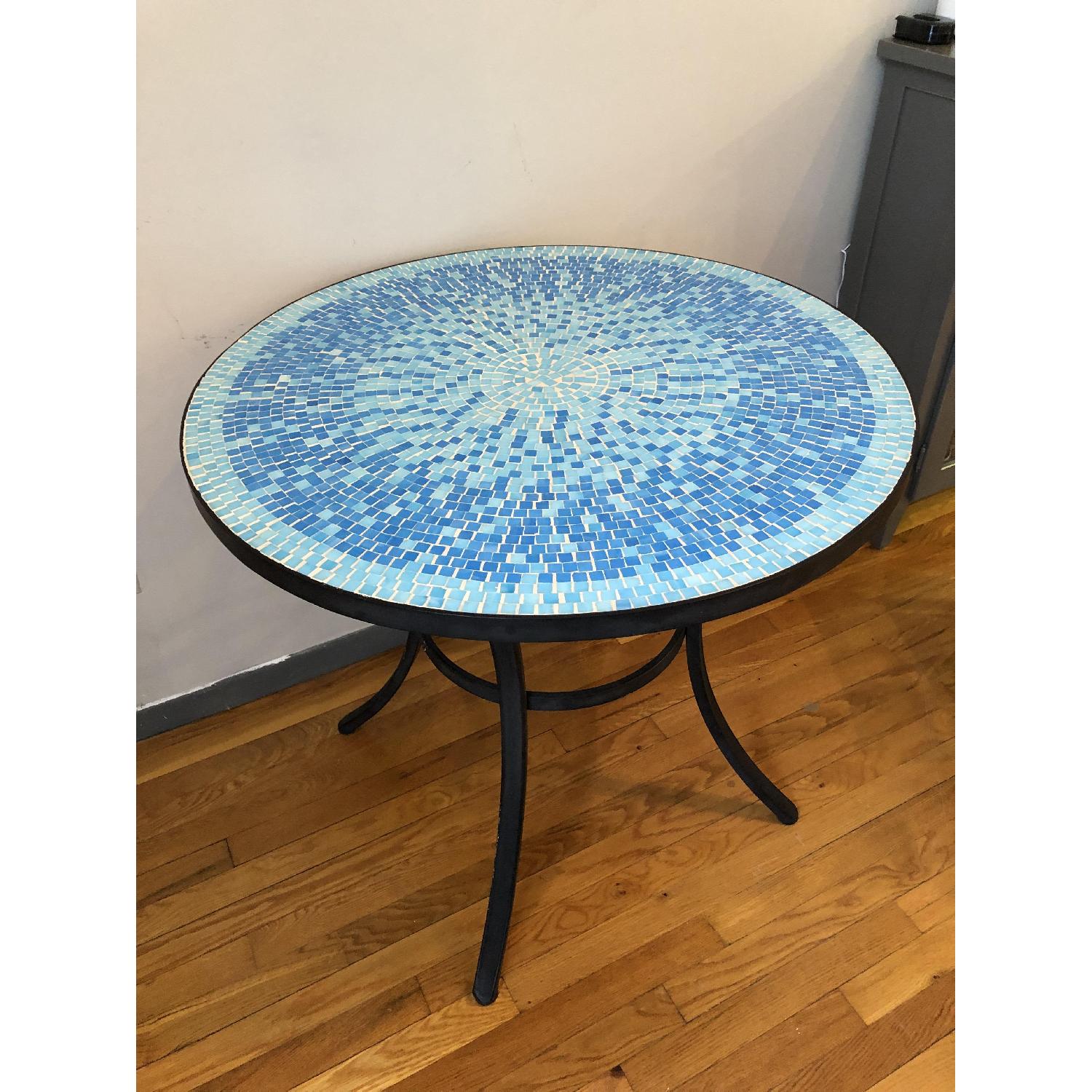 Crate & Barrel Mosaic Bistro Table - image-2