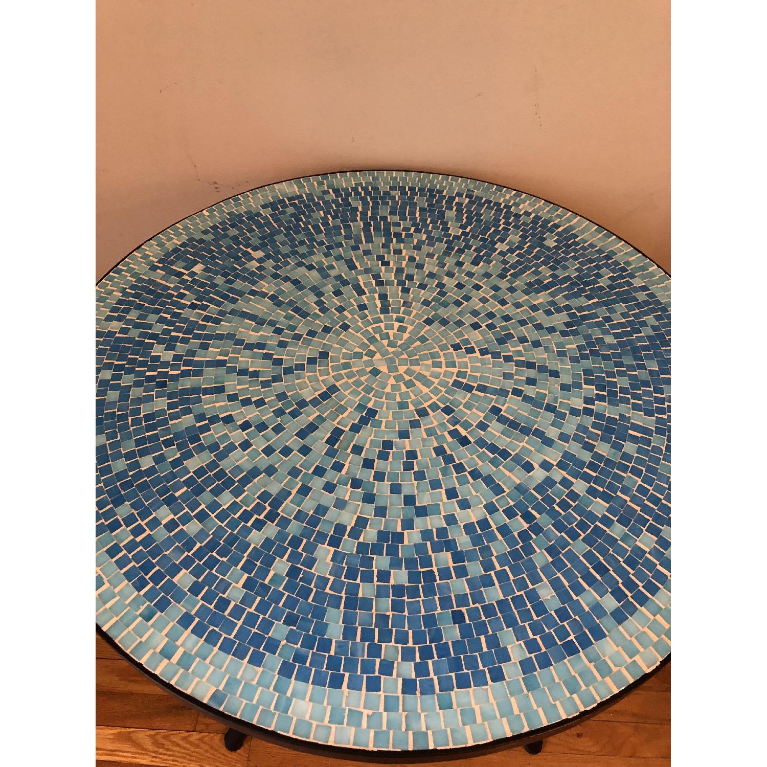 Crate & Barrel Mosaic Bistro Table - image-3