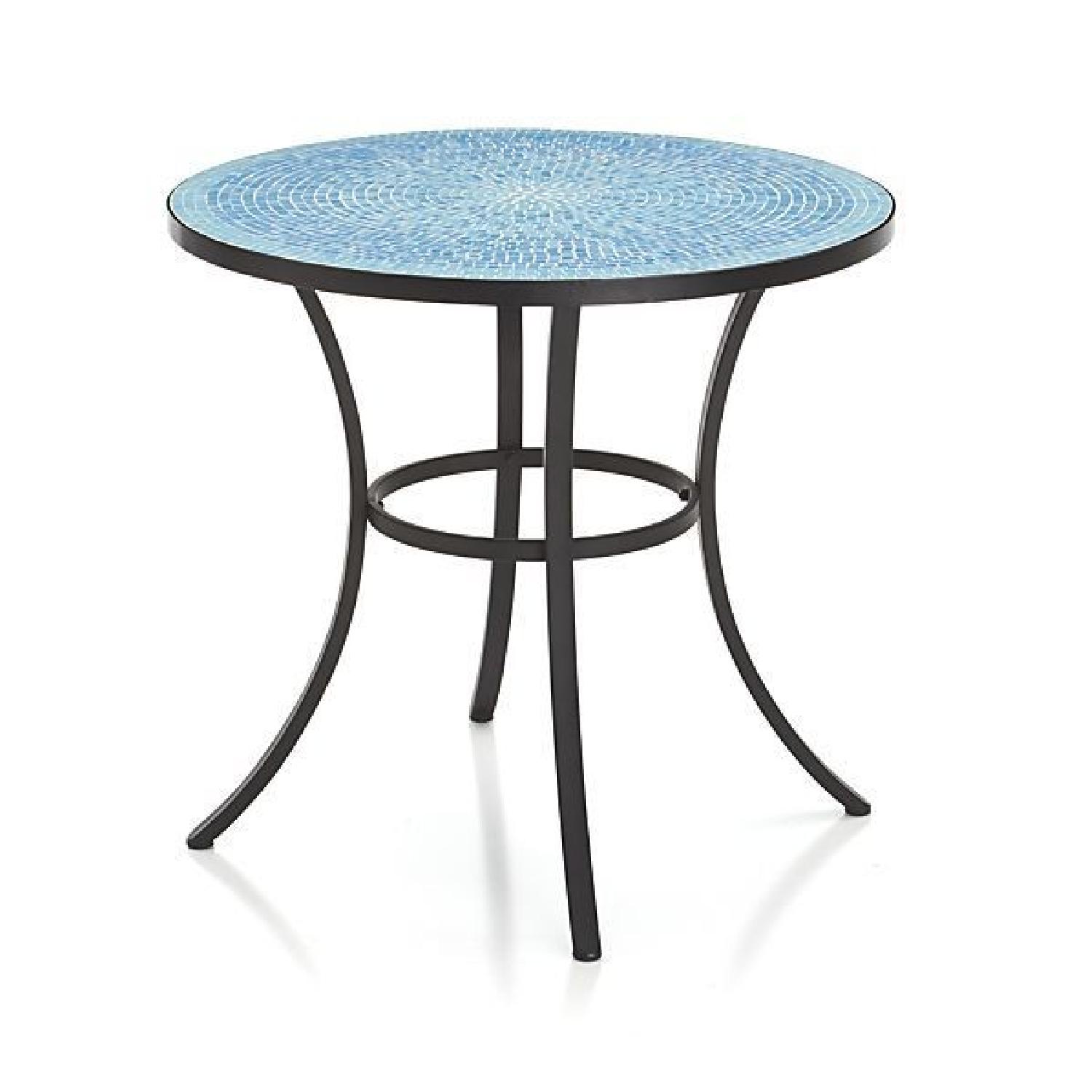 Crate & Barrel Mosaic Bistro Table - image-0