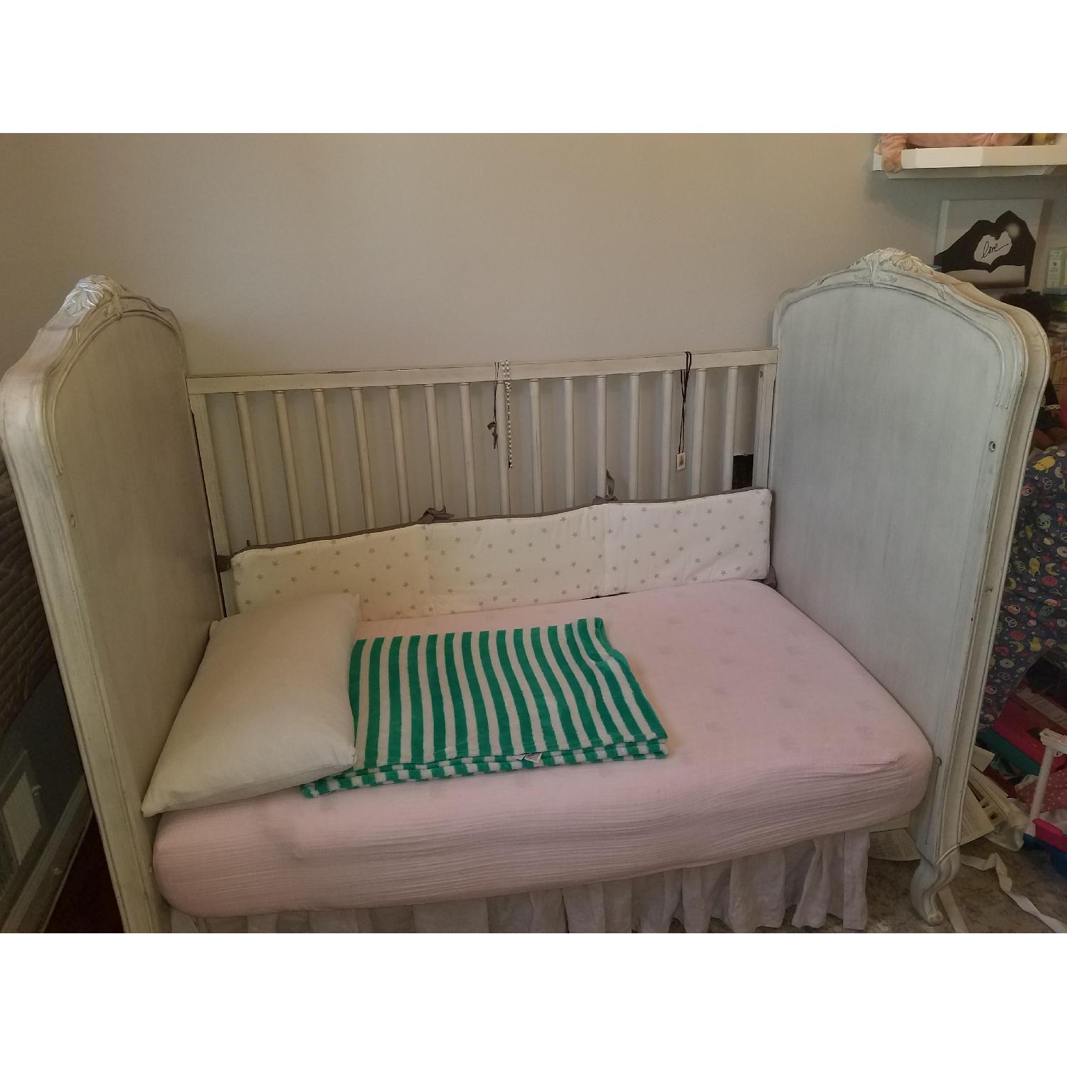 Restoration Hardware Colette Tufted Crib - image-1
