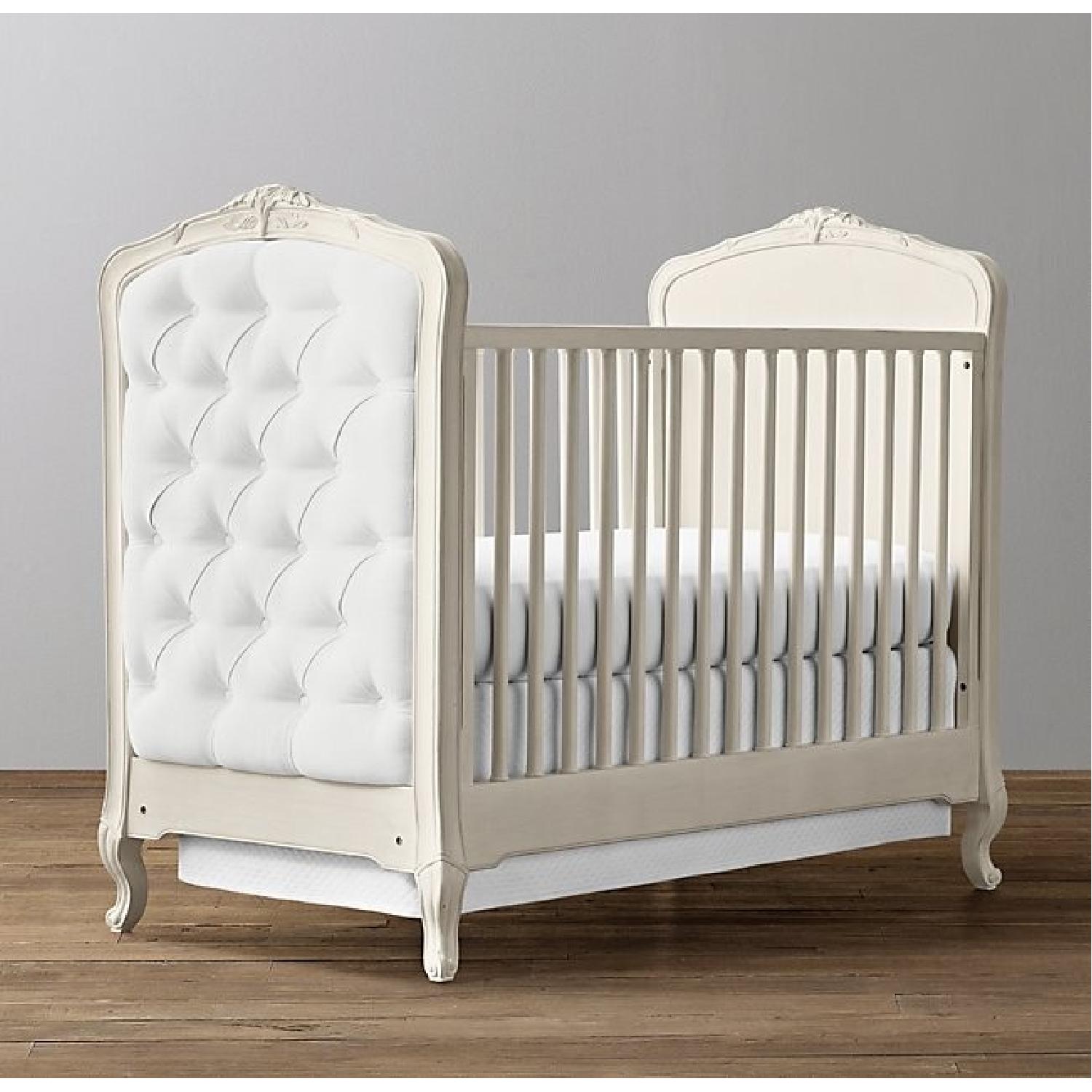 Restoration Hardware Colette Tufted Crib - image-4