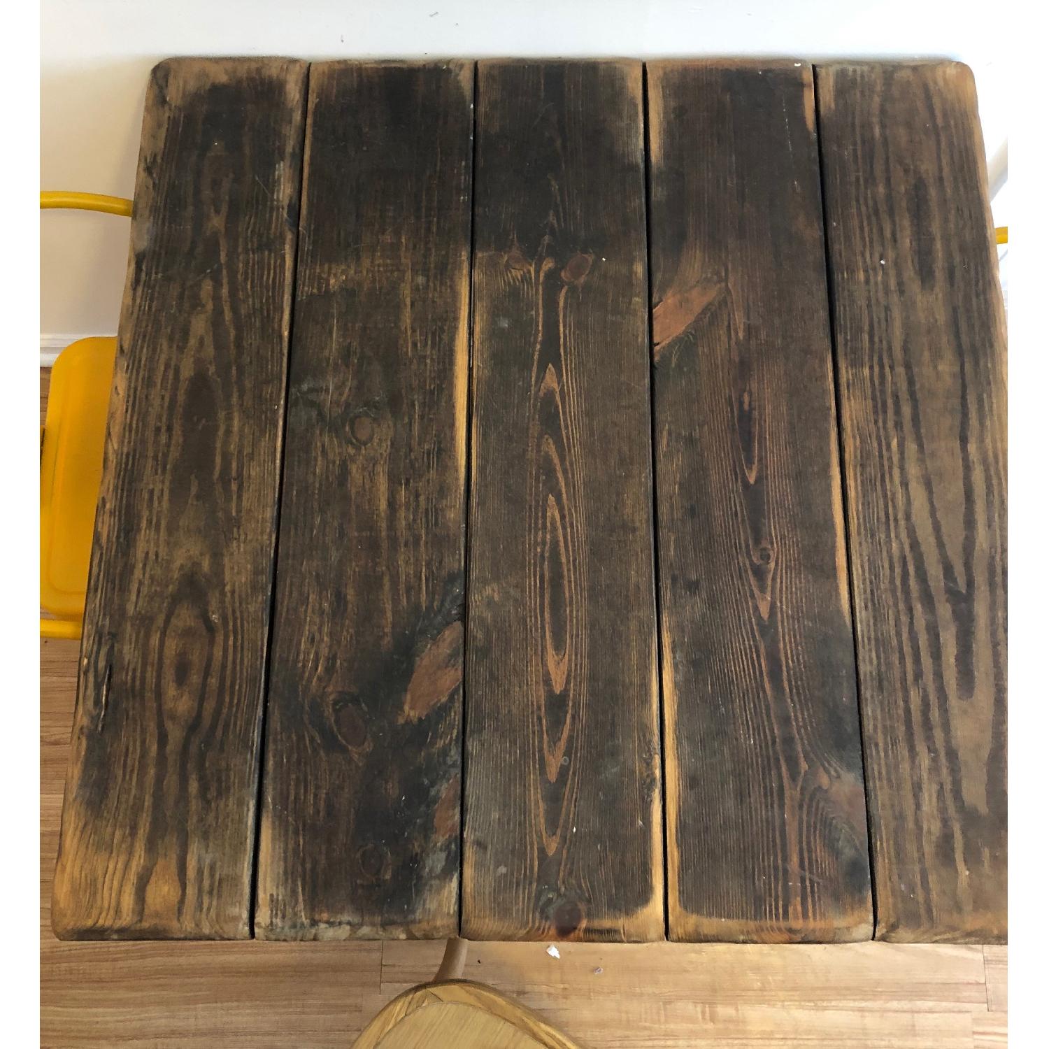 Rustic Farmhouse Dining Table - AptDeco