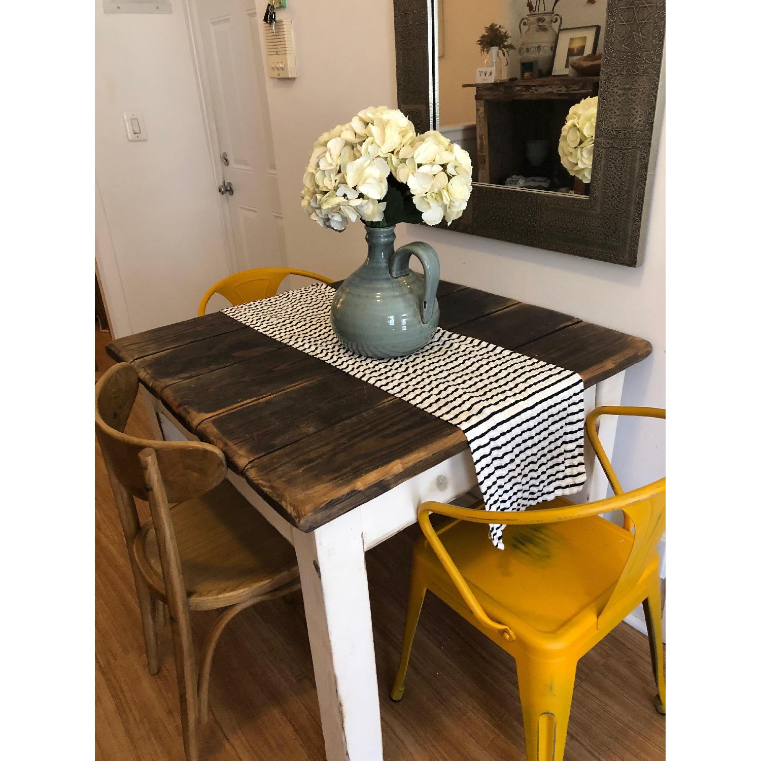 Rustic Farmhouse Dining Table - AptDeco