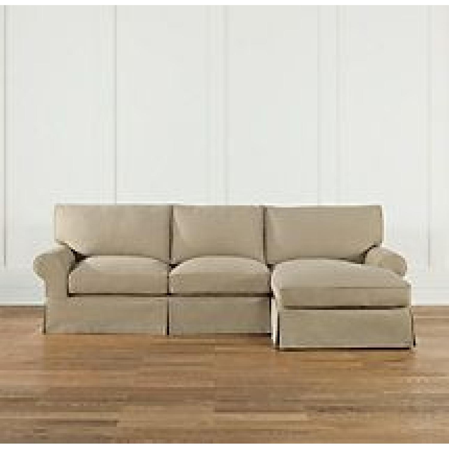 Restoration Hardware Grand Scale Roll Arm Sectional Sofa - image-1