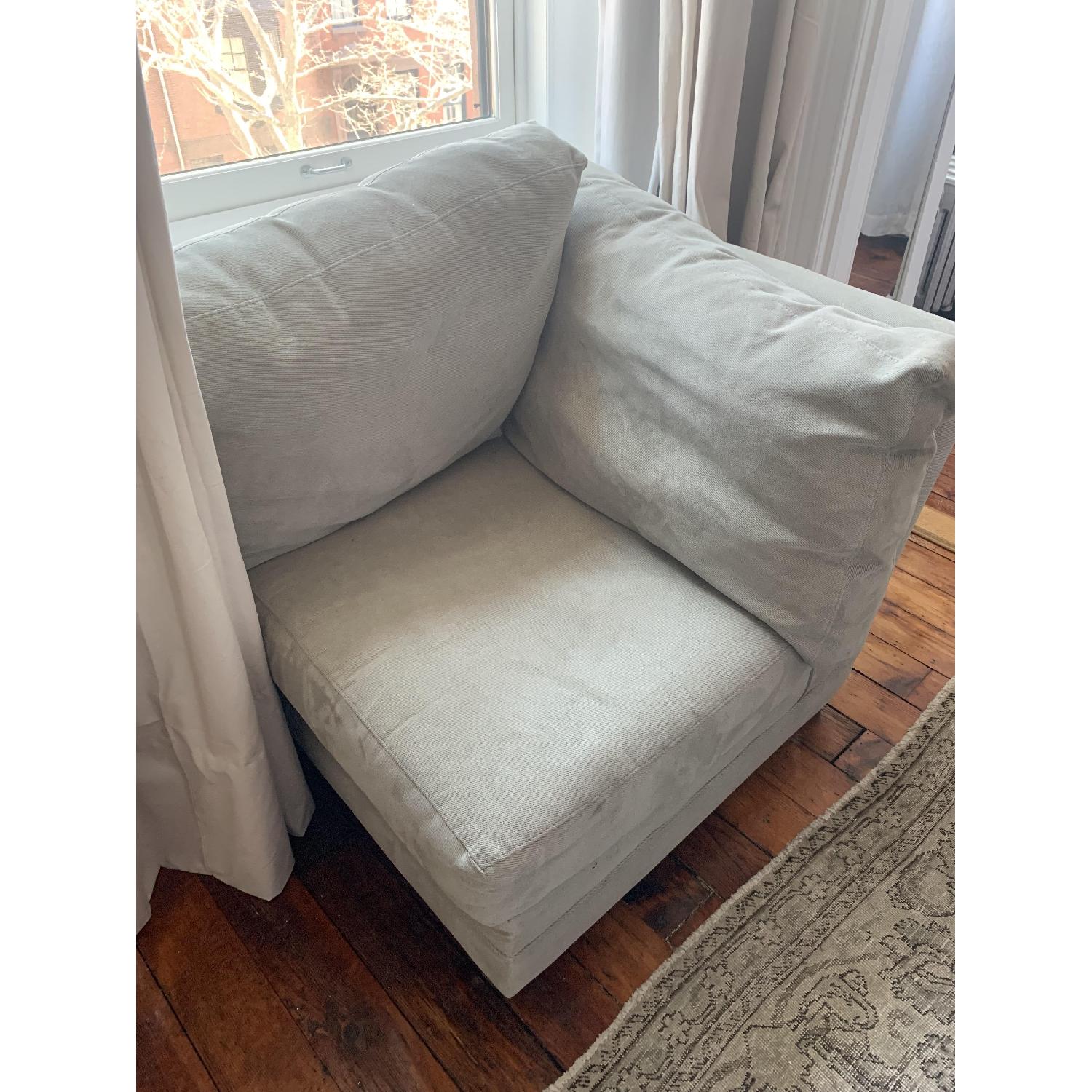 Crate & Barrel 3-Piece Sectional Sofa - image-2