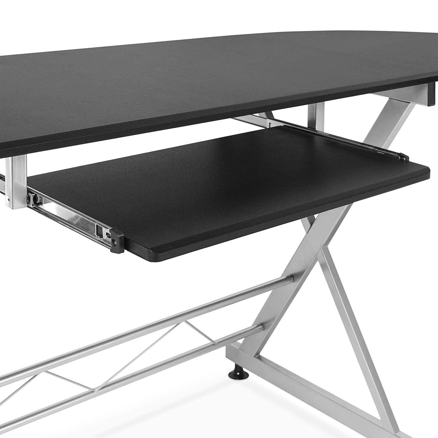 Best Choice Products Wood L-Shape Corner Computer Desk - image-2