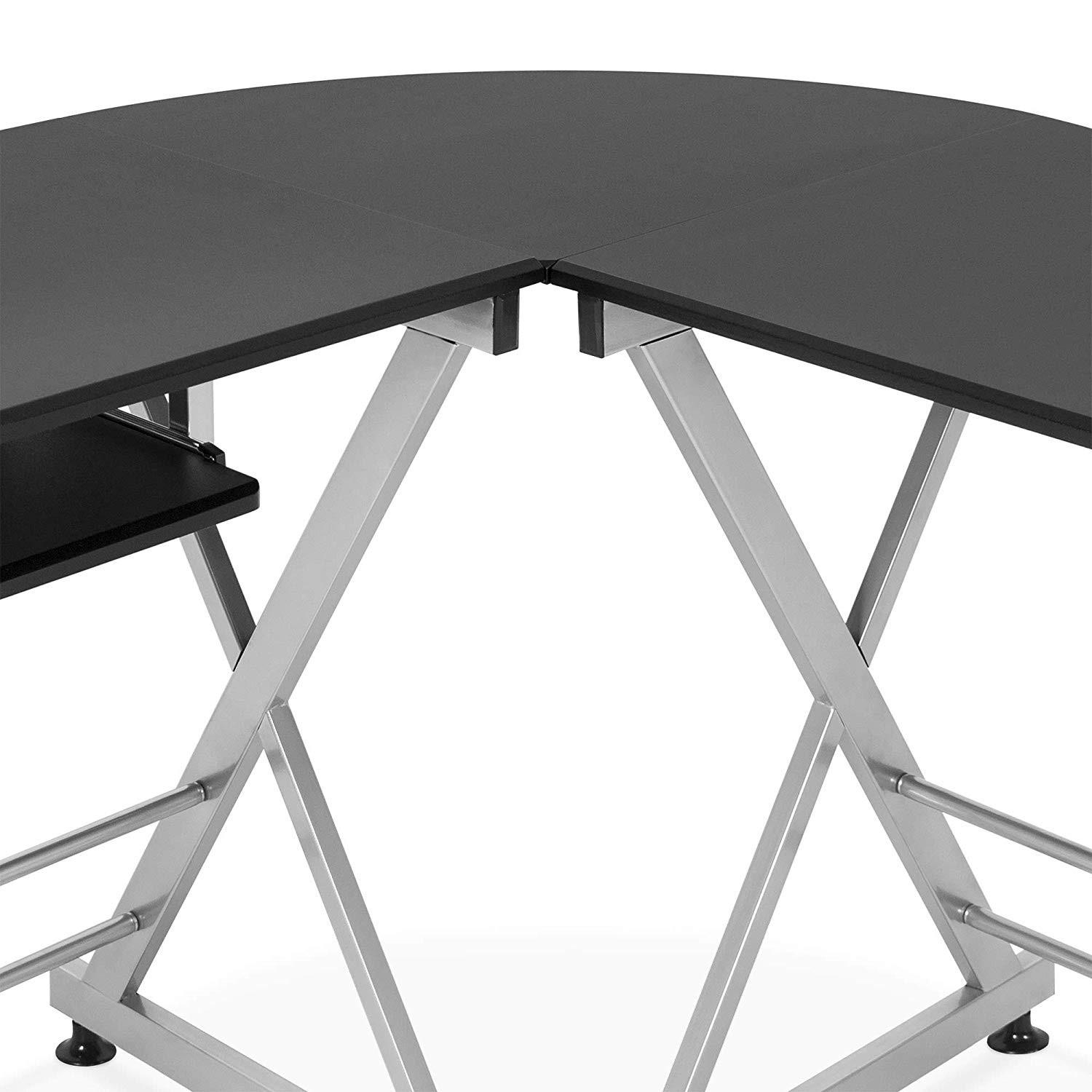 Best Choice Products Wood L-Shape Corner Computer Desk - image-3