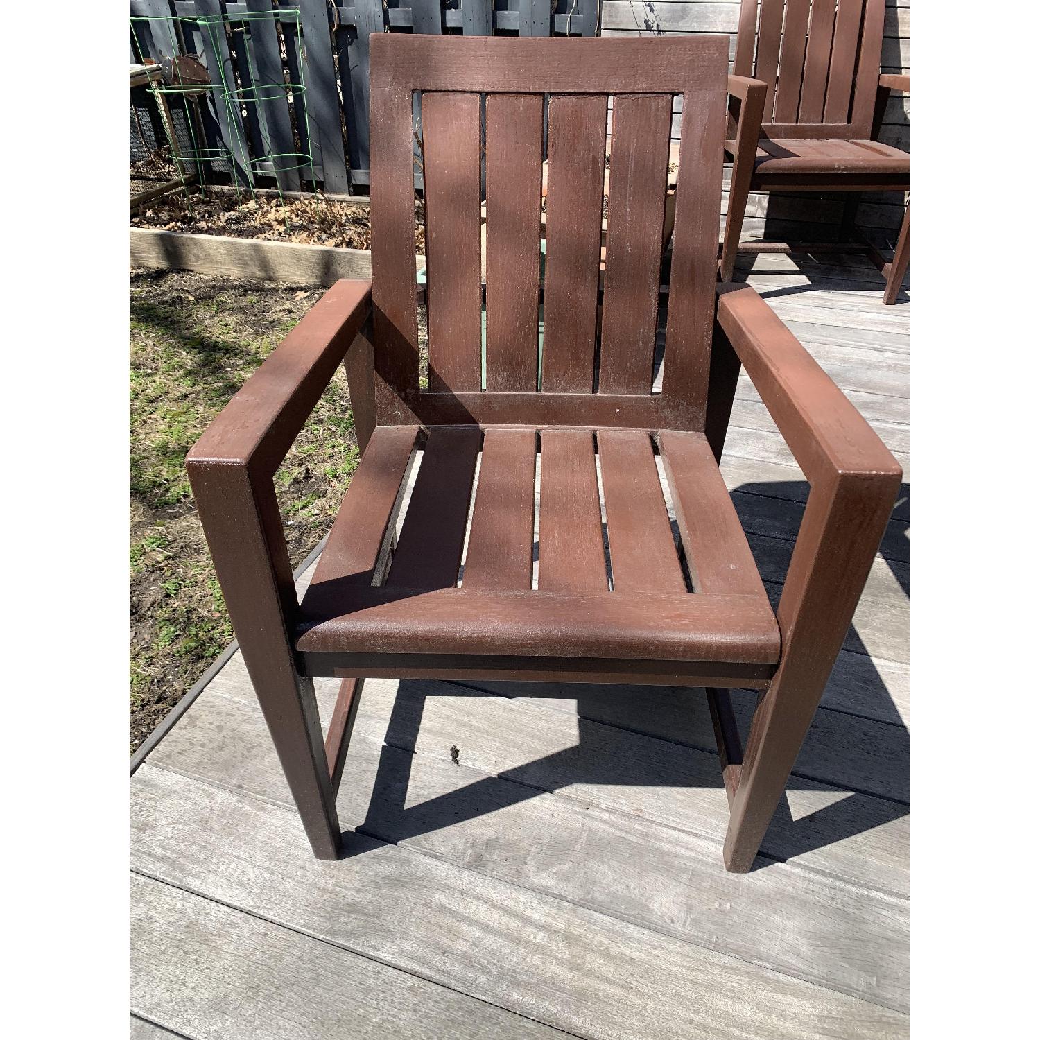 Teak Outdoor/Patio 6-Piece Dining Set - image-3