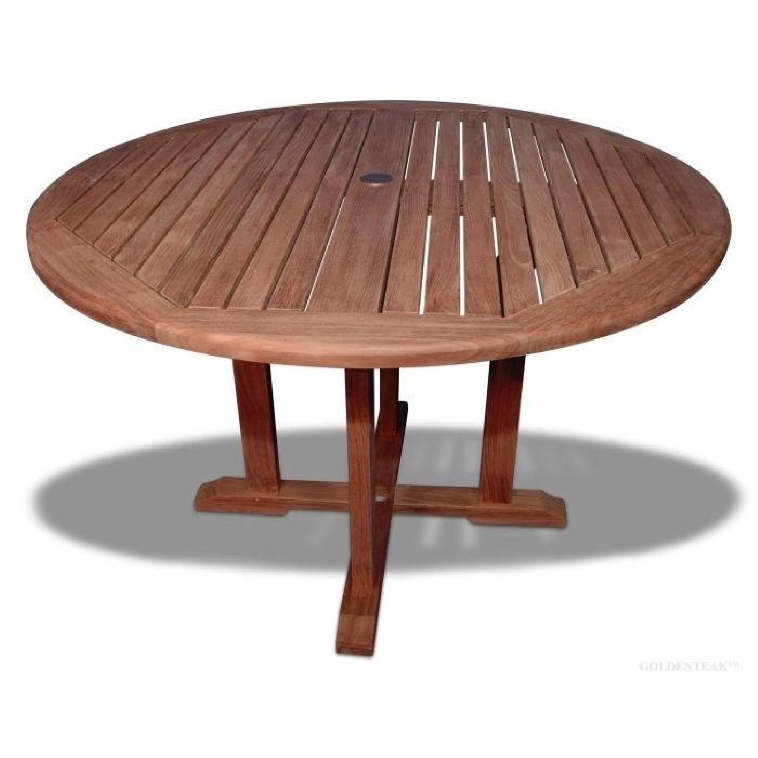 Teak Outdoor/Patio 6-Piece Dining Set - image-4