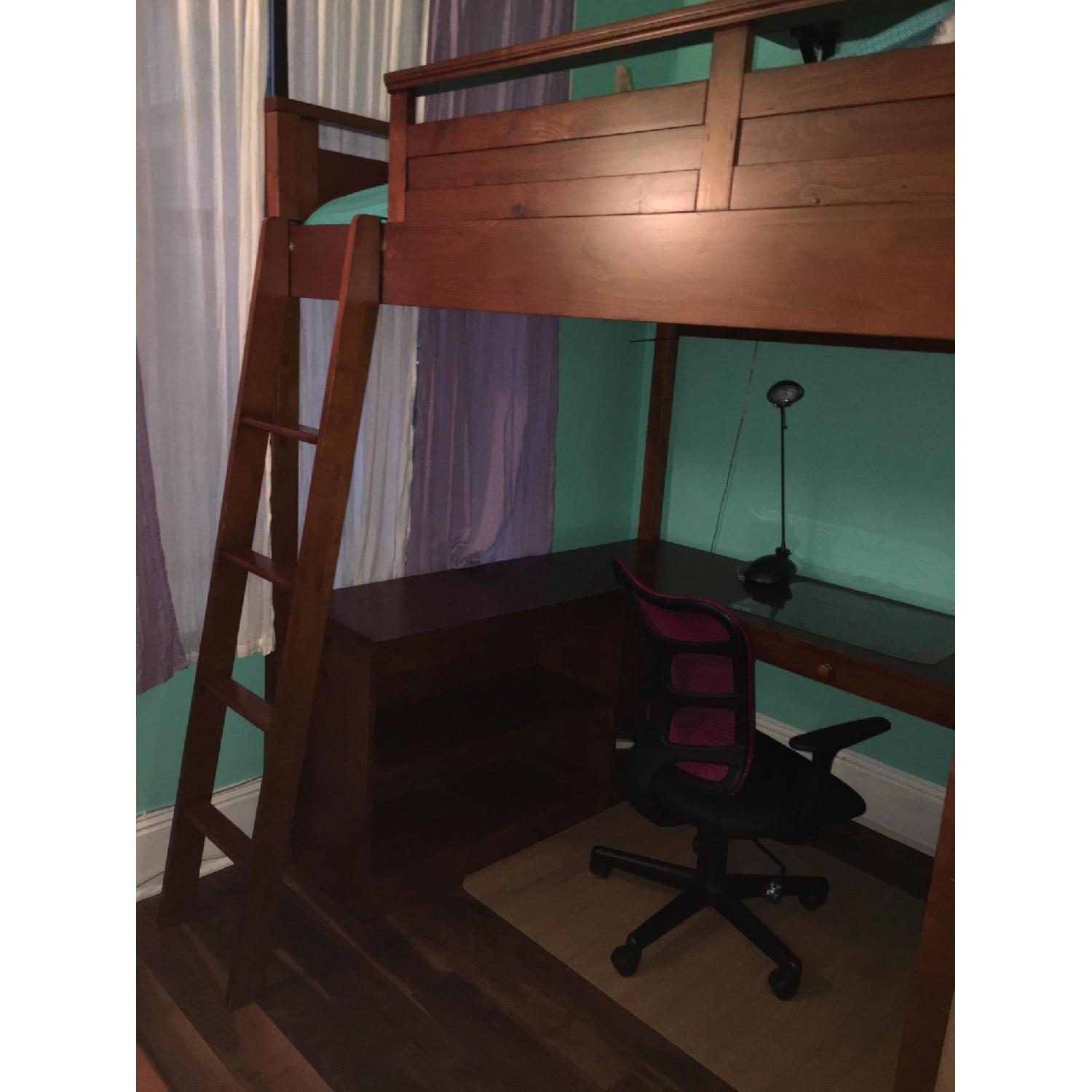 Pottery Barn Teen Sleep & Study Loft in Dark Espresso - image-2