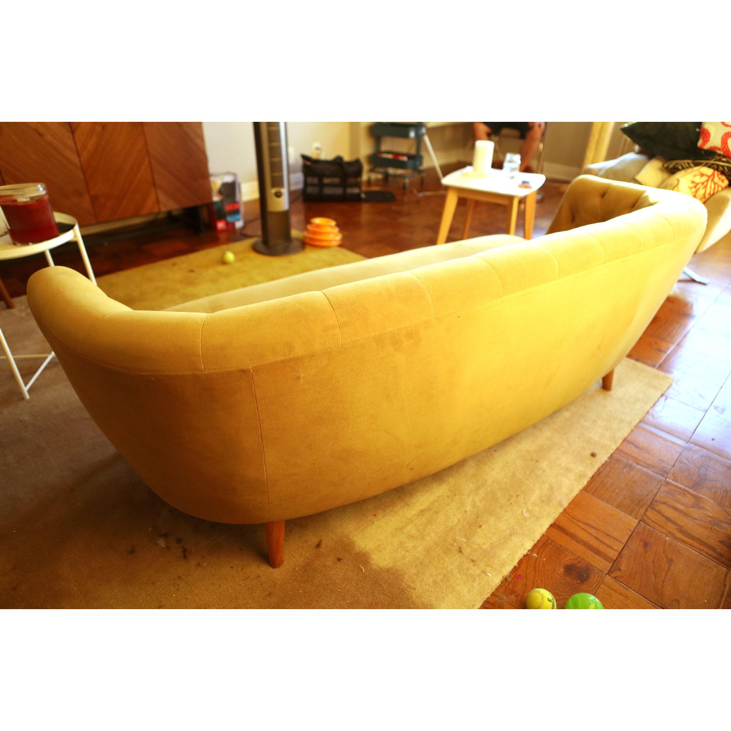 West Elm Lola Sofa in Wasabi - image-4