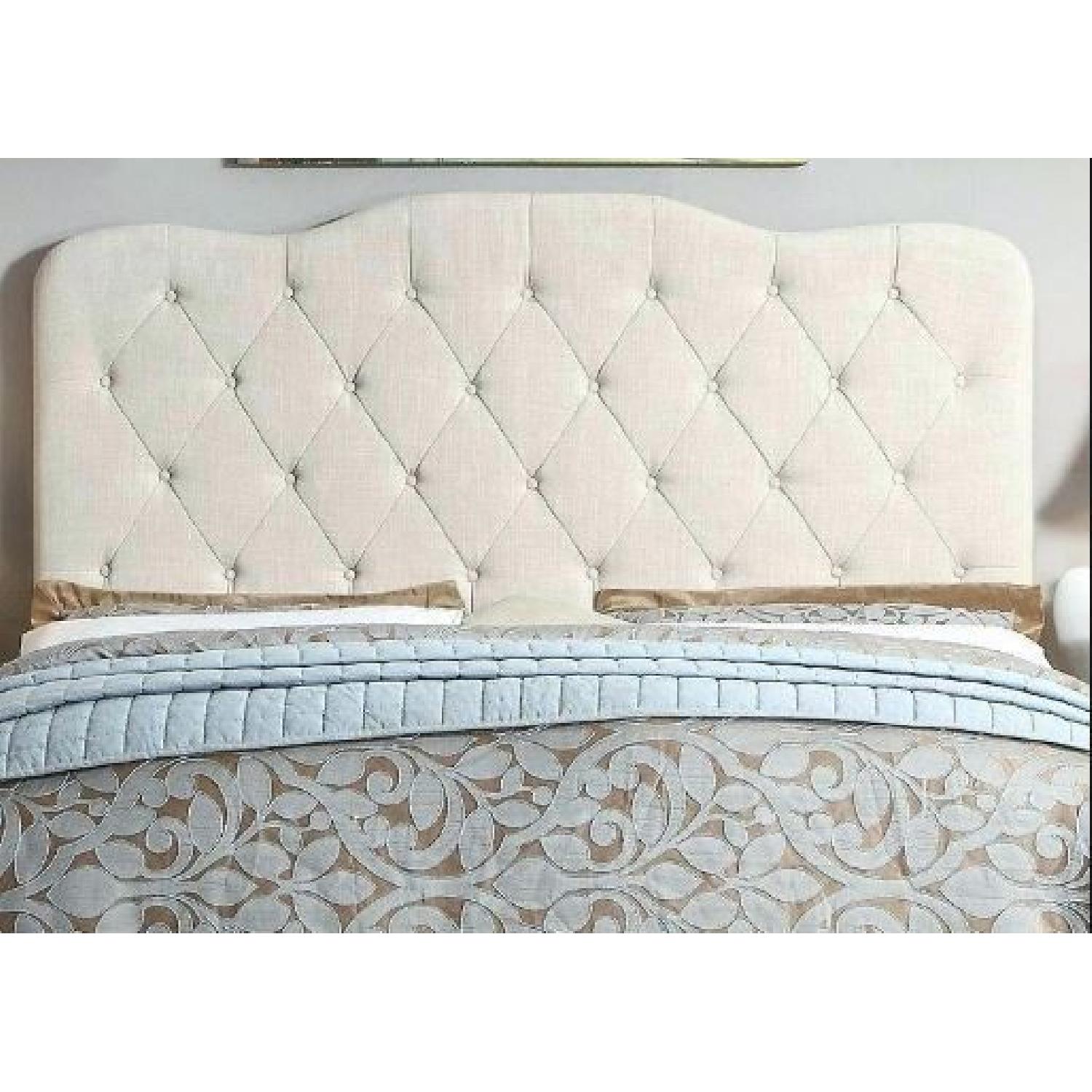 Millbury Home Elian Linen Upholstered Queen Bed - image-1